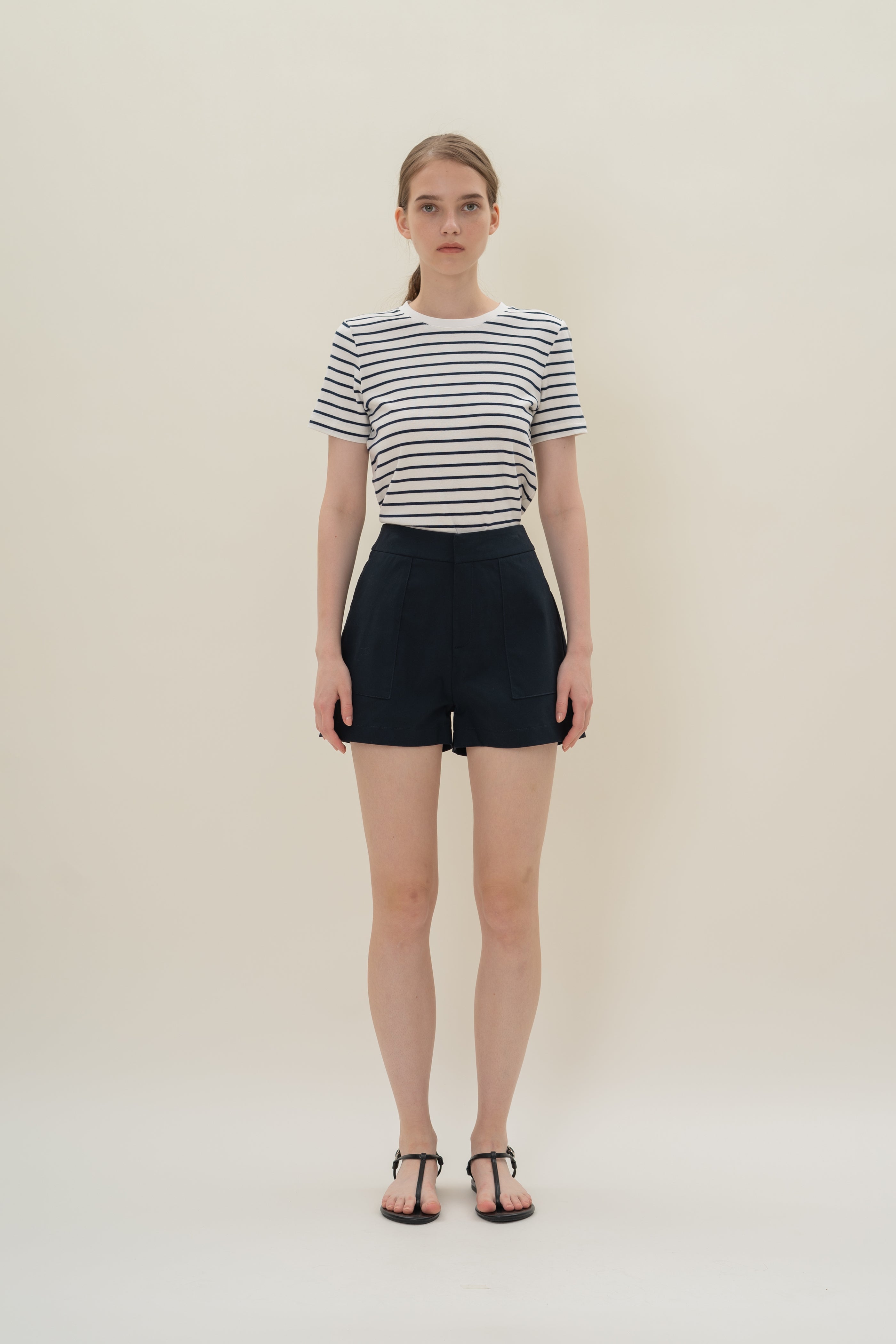 Box Shorts in Dark Navy