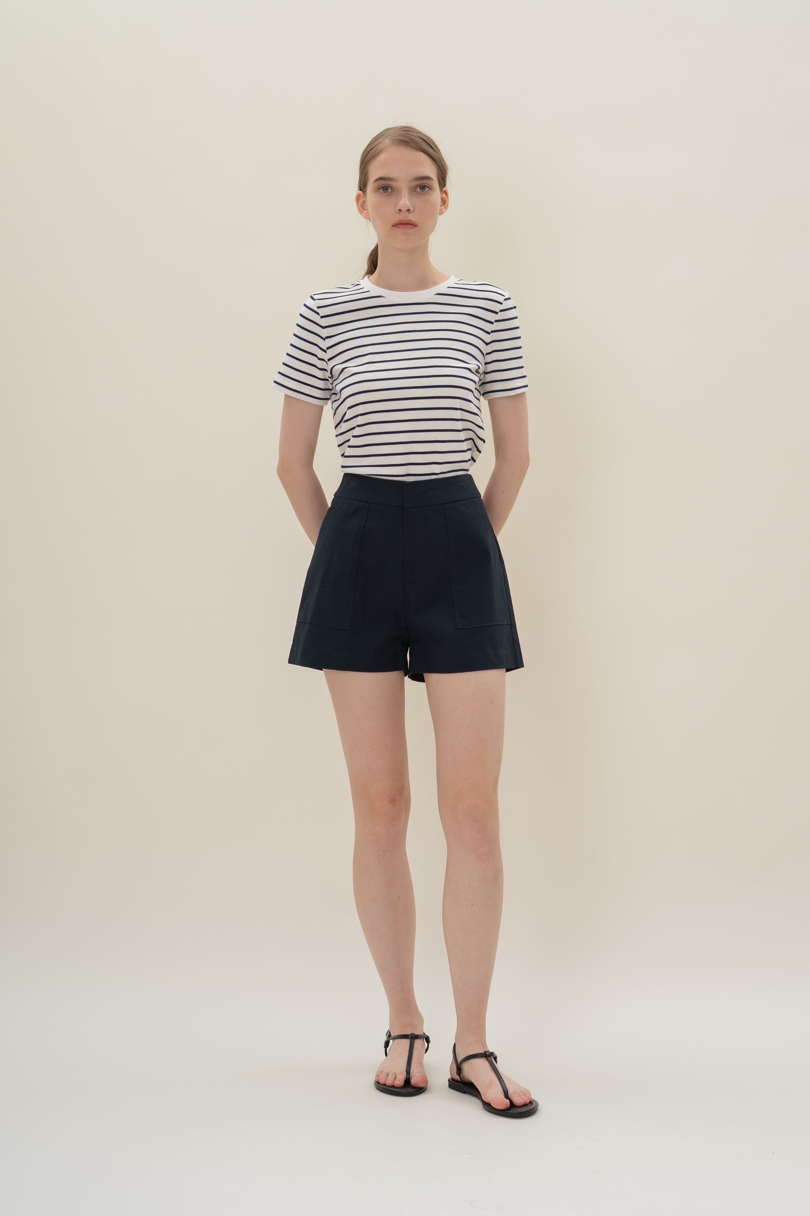 Box Shorts in Dark Navy