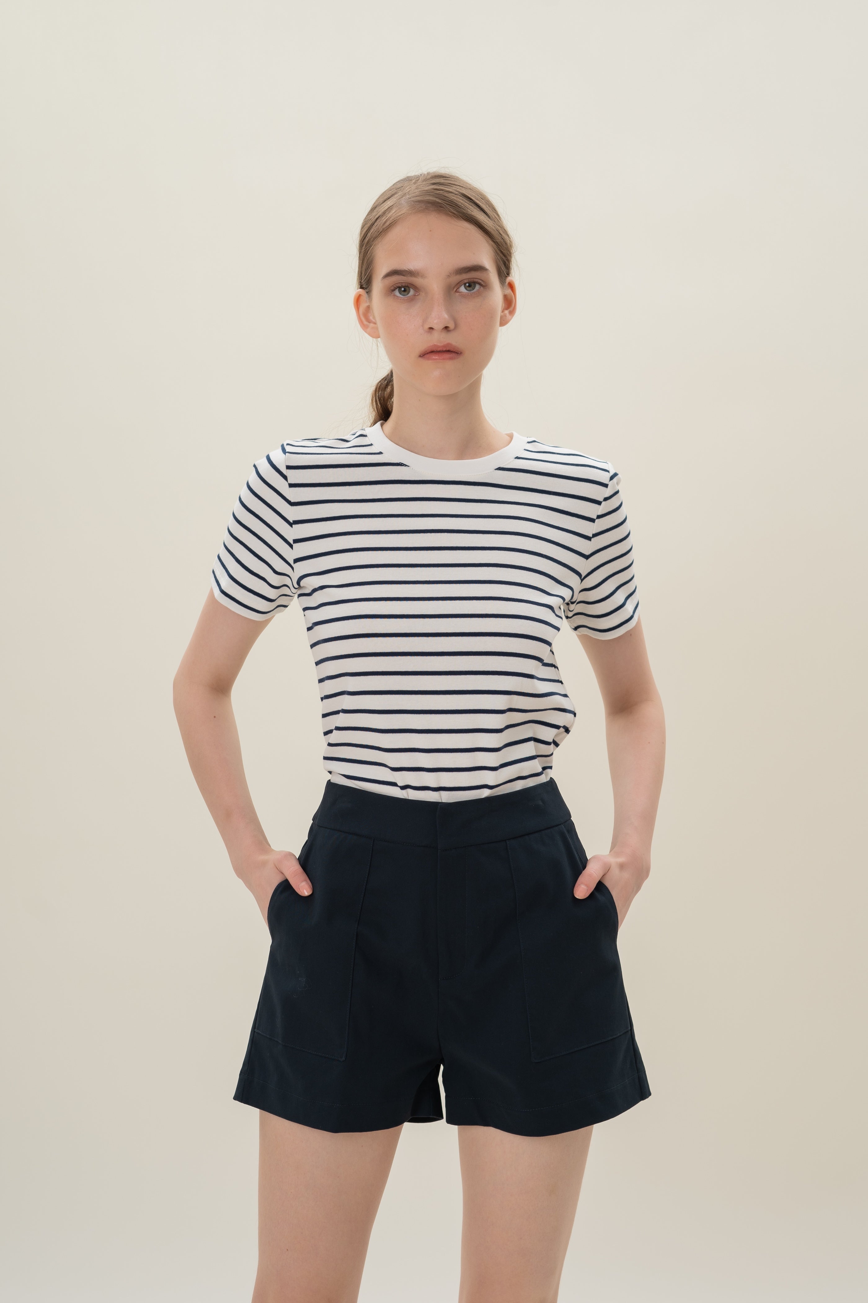 Box Shorts in Dark Navy