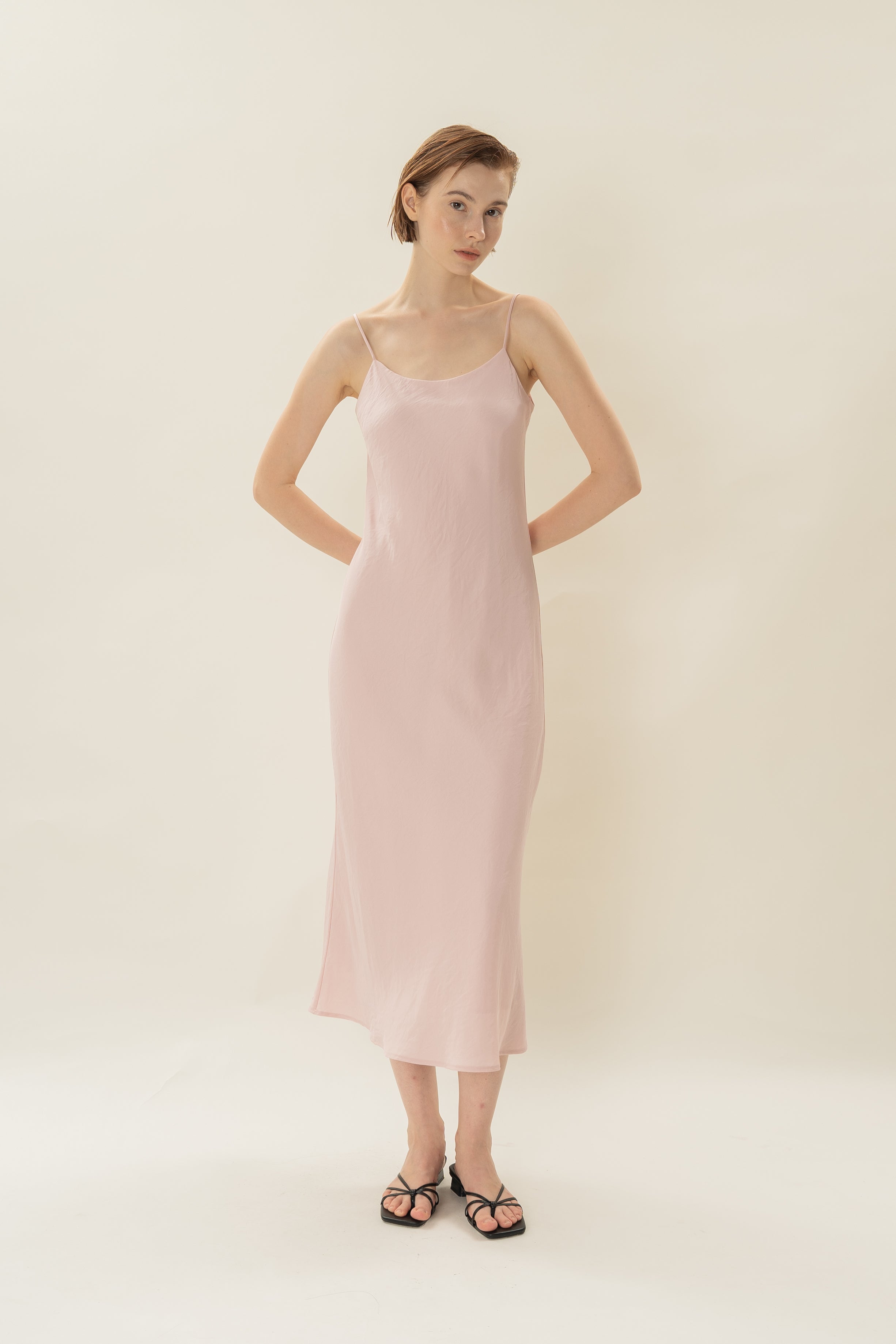Classic Cami Dress in Petal Pink