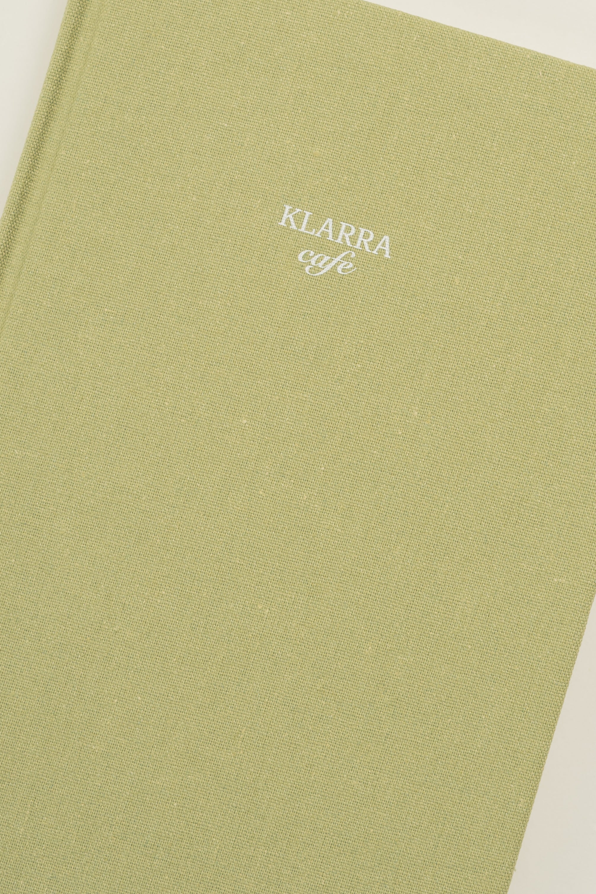 KLARRA CAFE NOTEBOOK in Sage