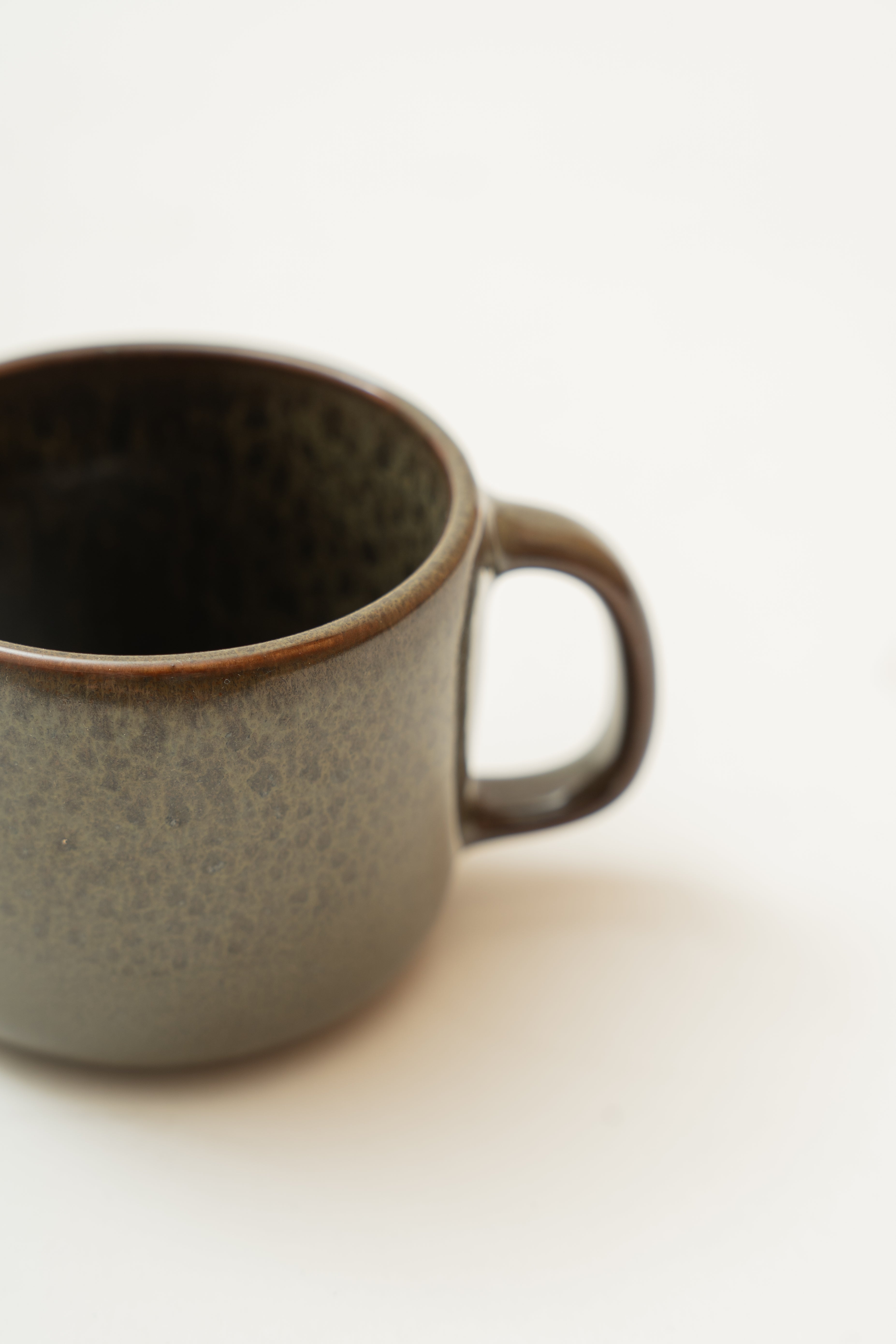 Glazed Stoneware Mug Set in Thatch Green