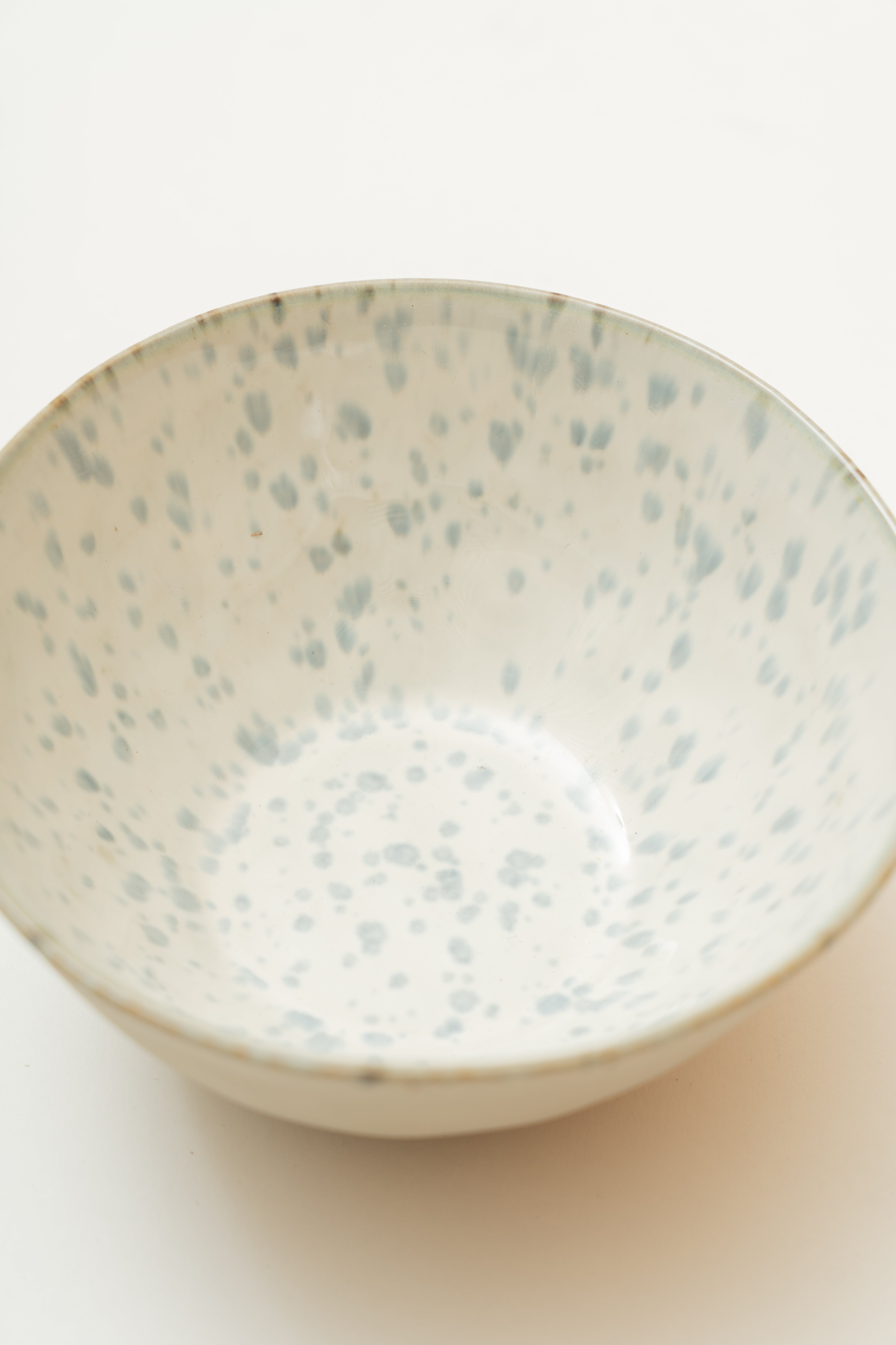 Glazed Bowl in Speckled Stone Blue