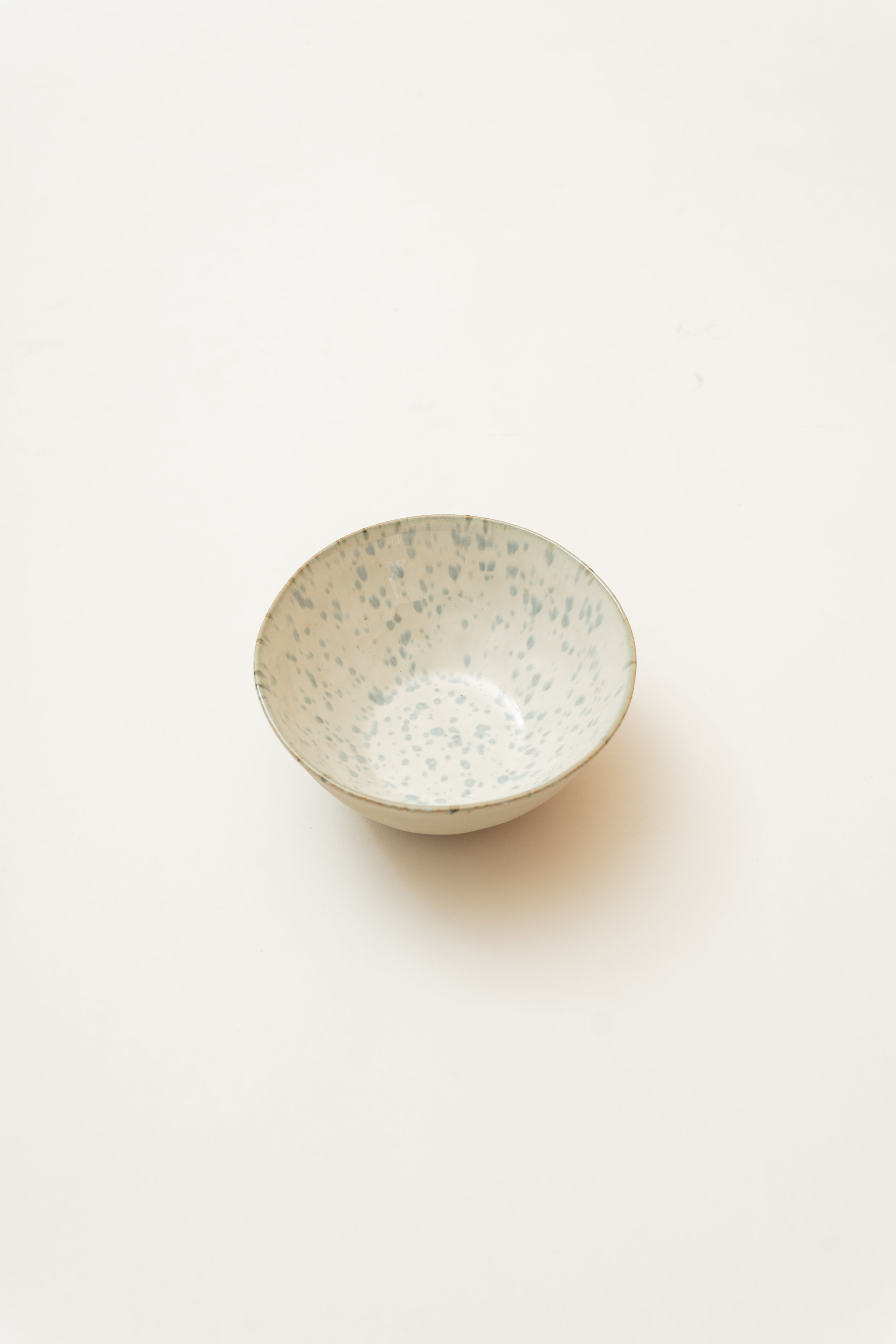Glazed Bowl in Speckled Stone Blue