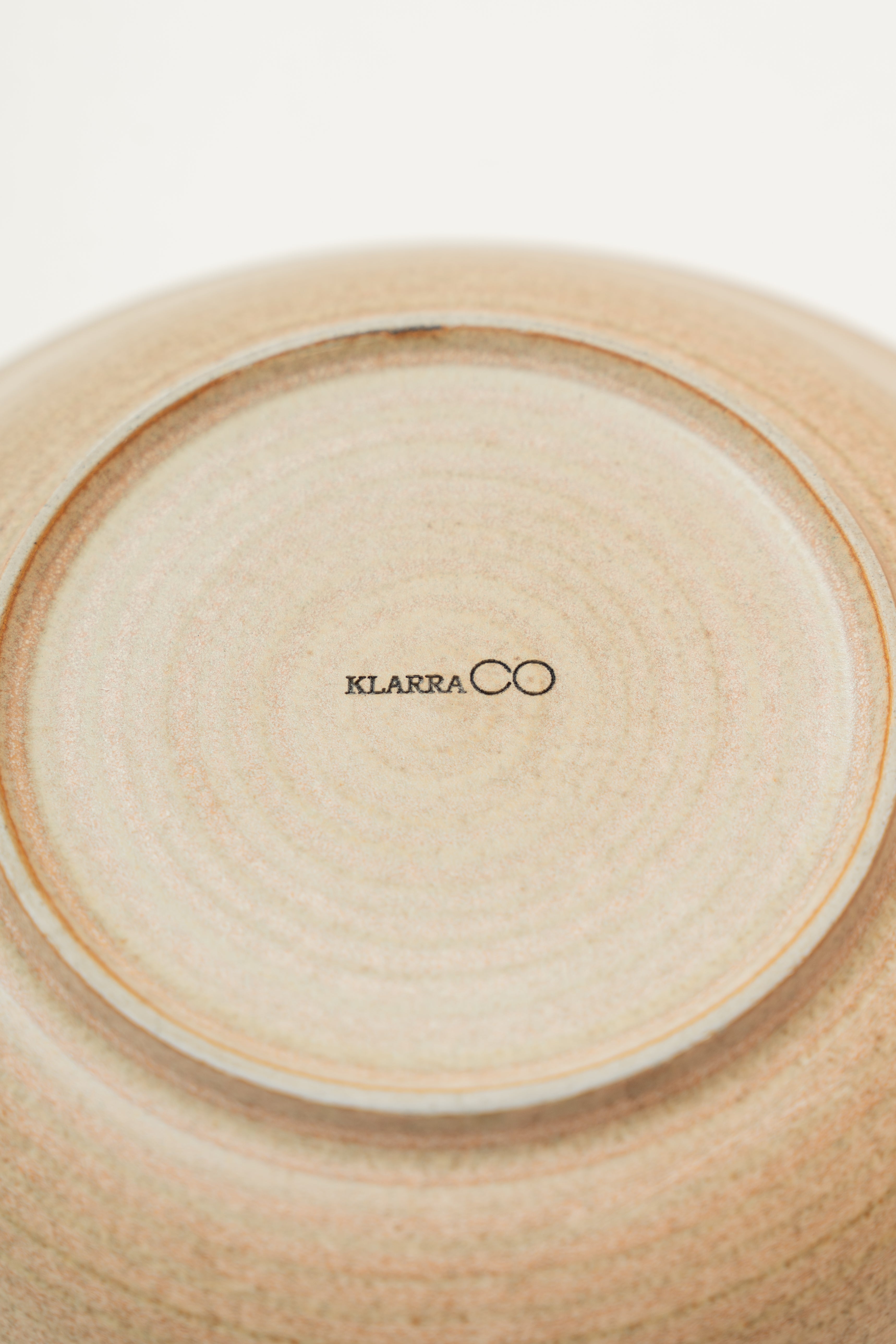 Earthenware Plate in Warm Stone