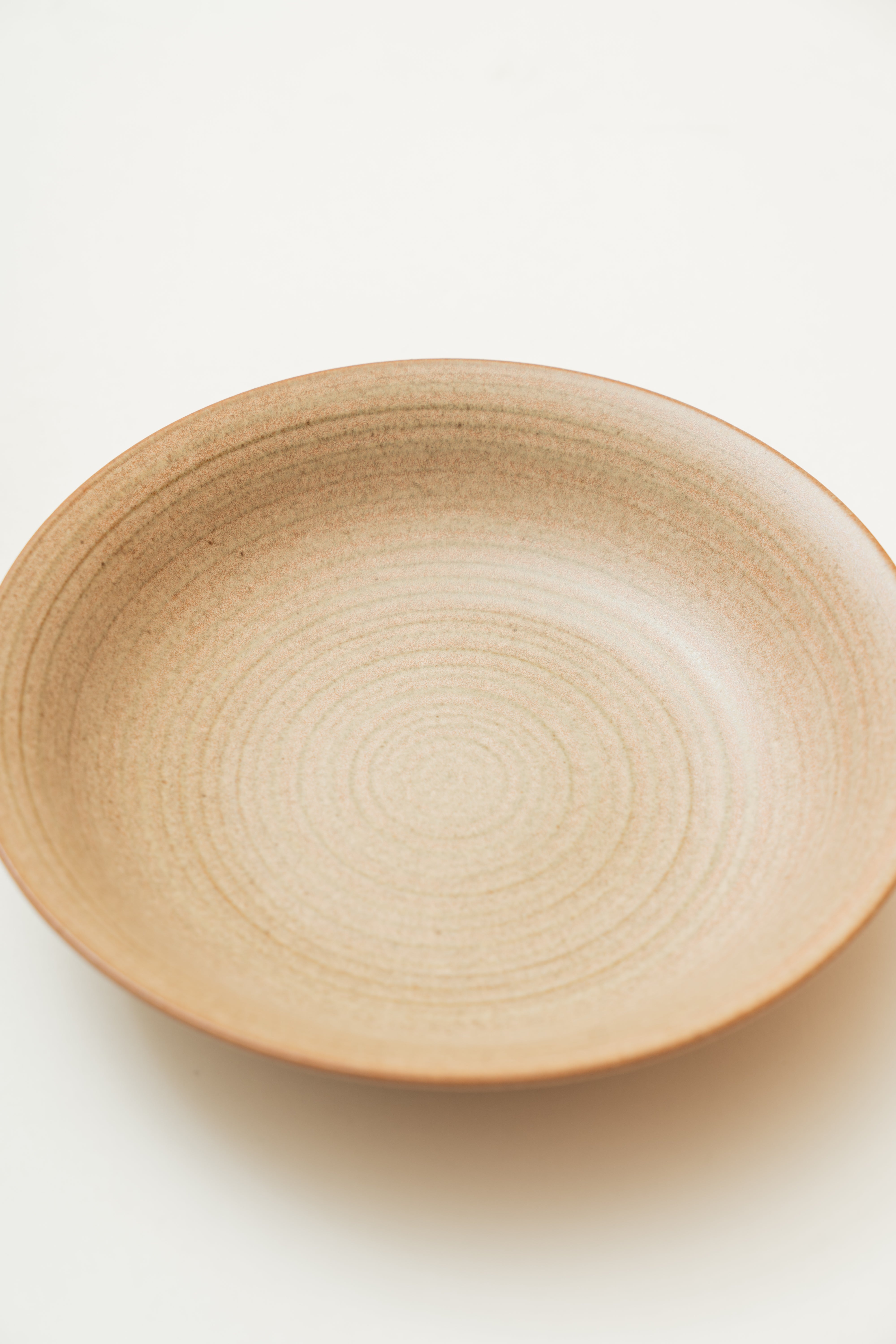 Earthenware Plate in Warm Stone
