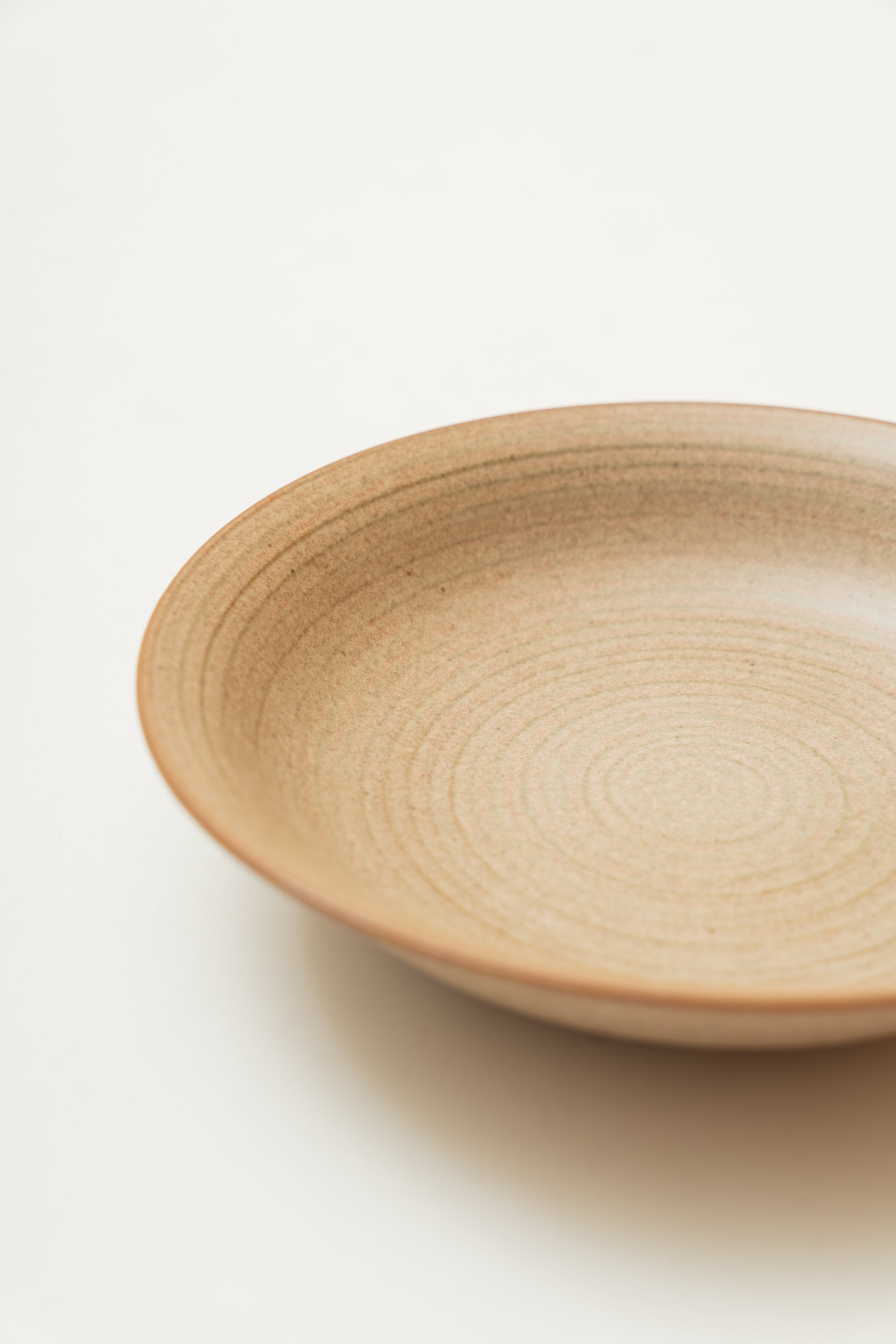Earthenware Plate in Warm Stone