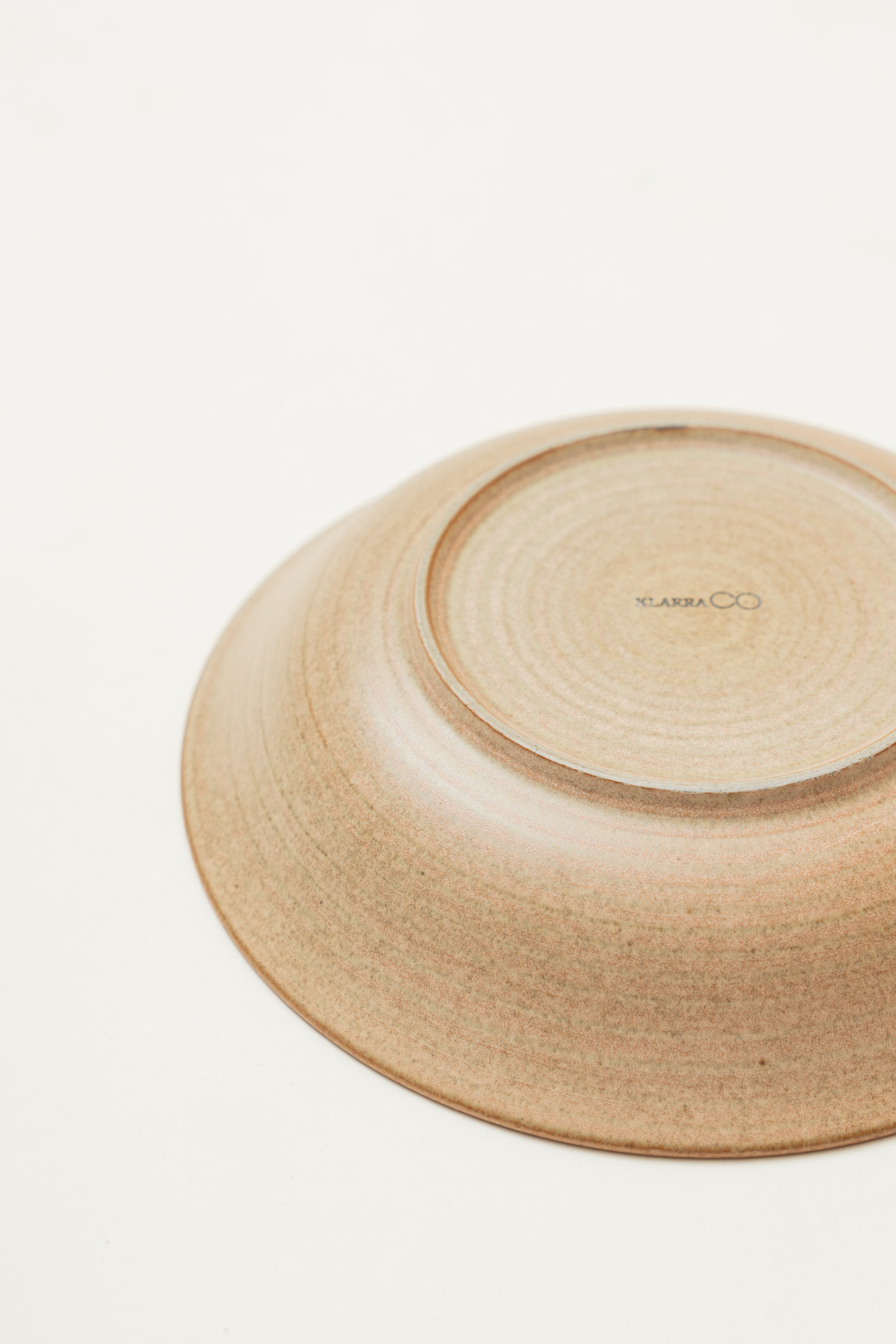 Earthenware Plate in Warm Stone