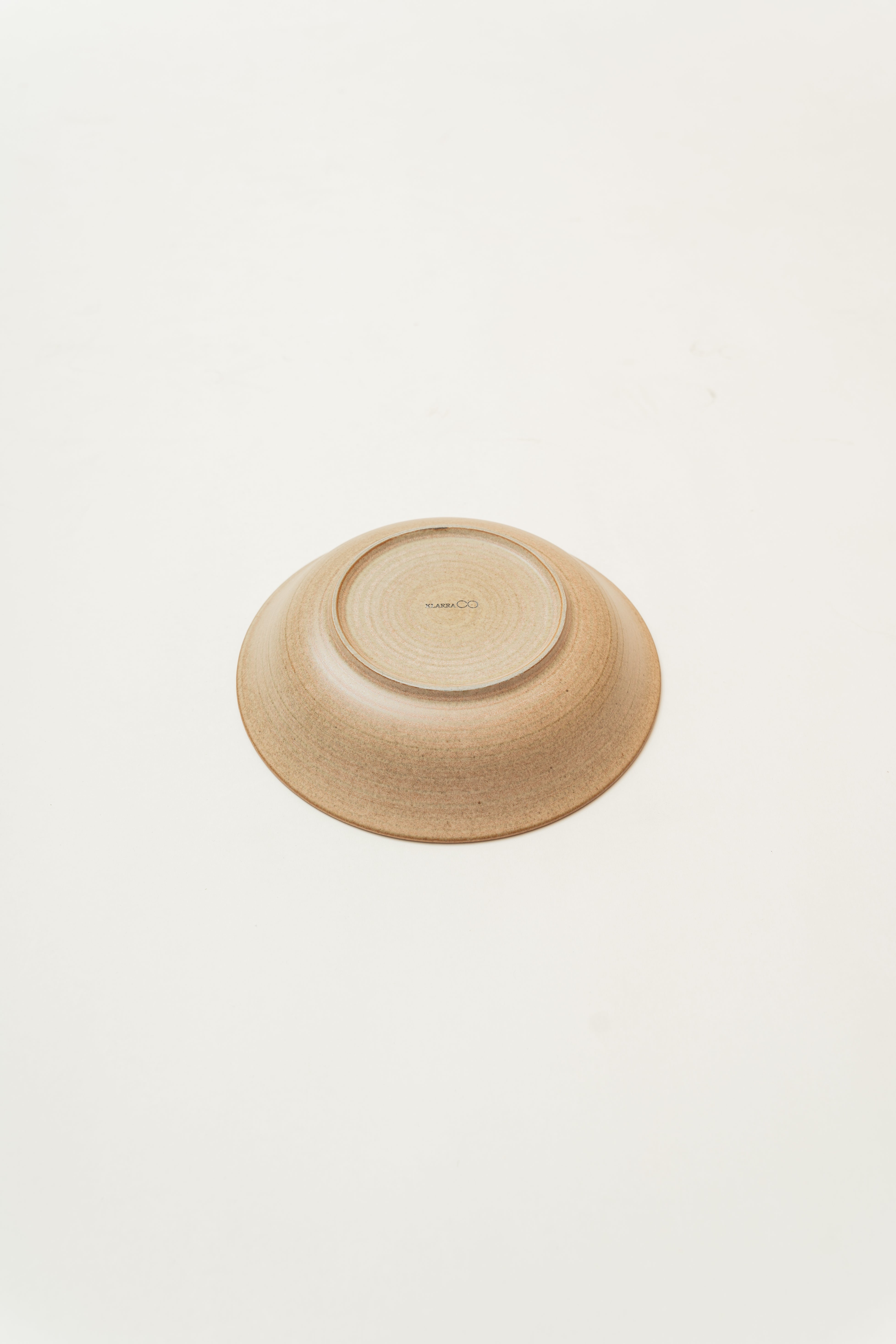 Earthenware Plate in Warm Stone