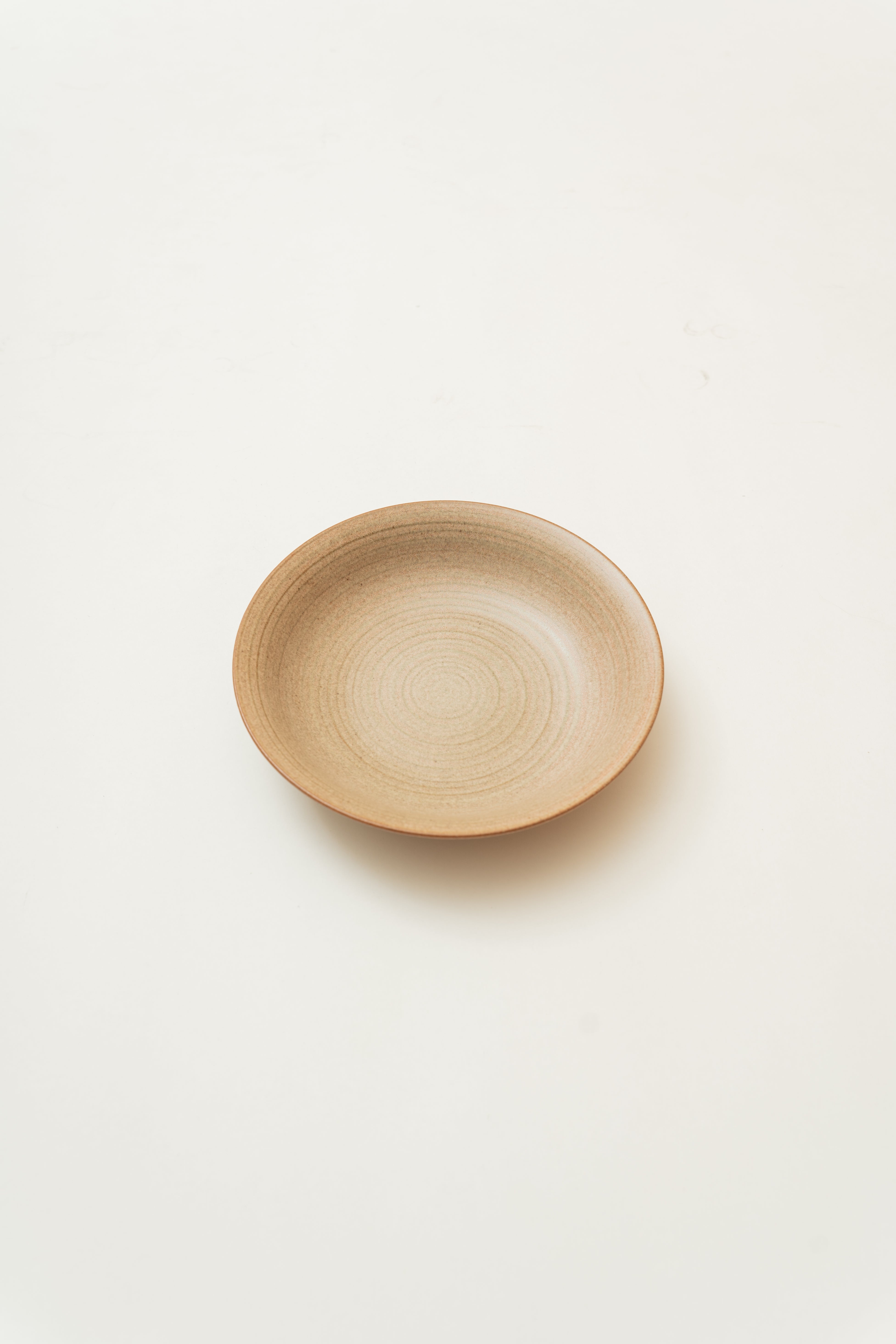 Earthenware Plate in Warm Stone