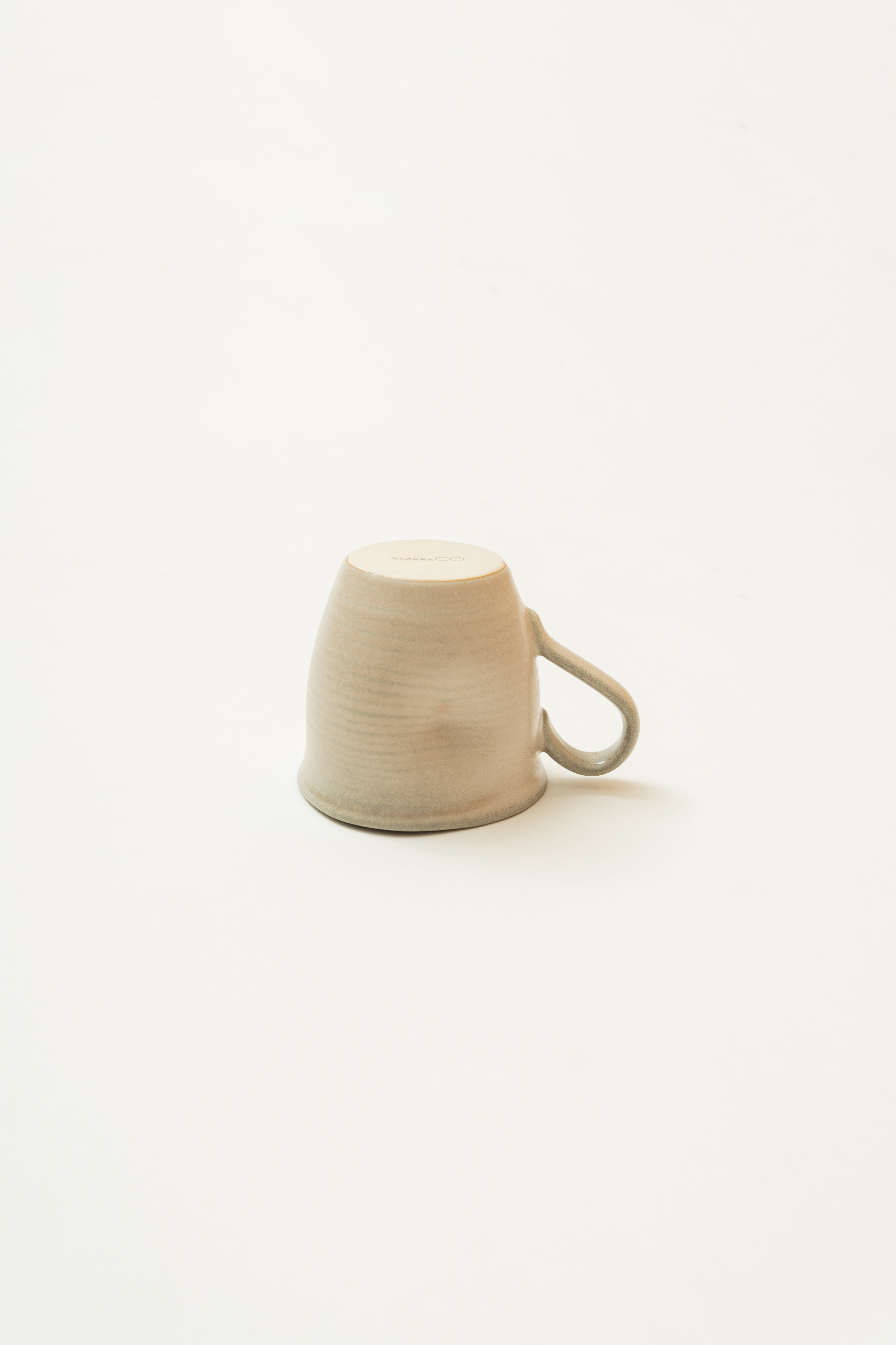 Organically Sculpted Mug in Light Taupe