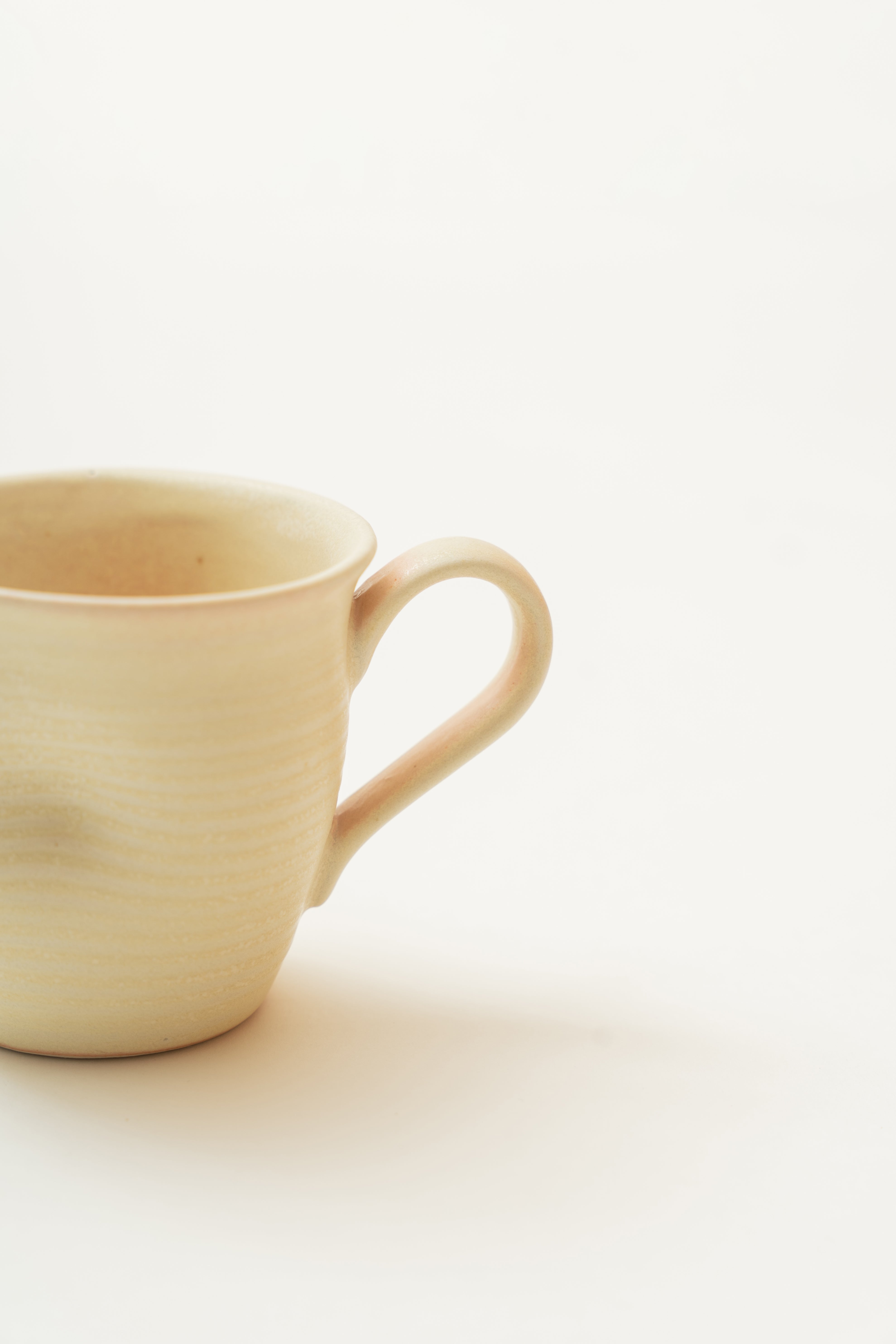 Organically Sculpted Mug in Peach Dust