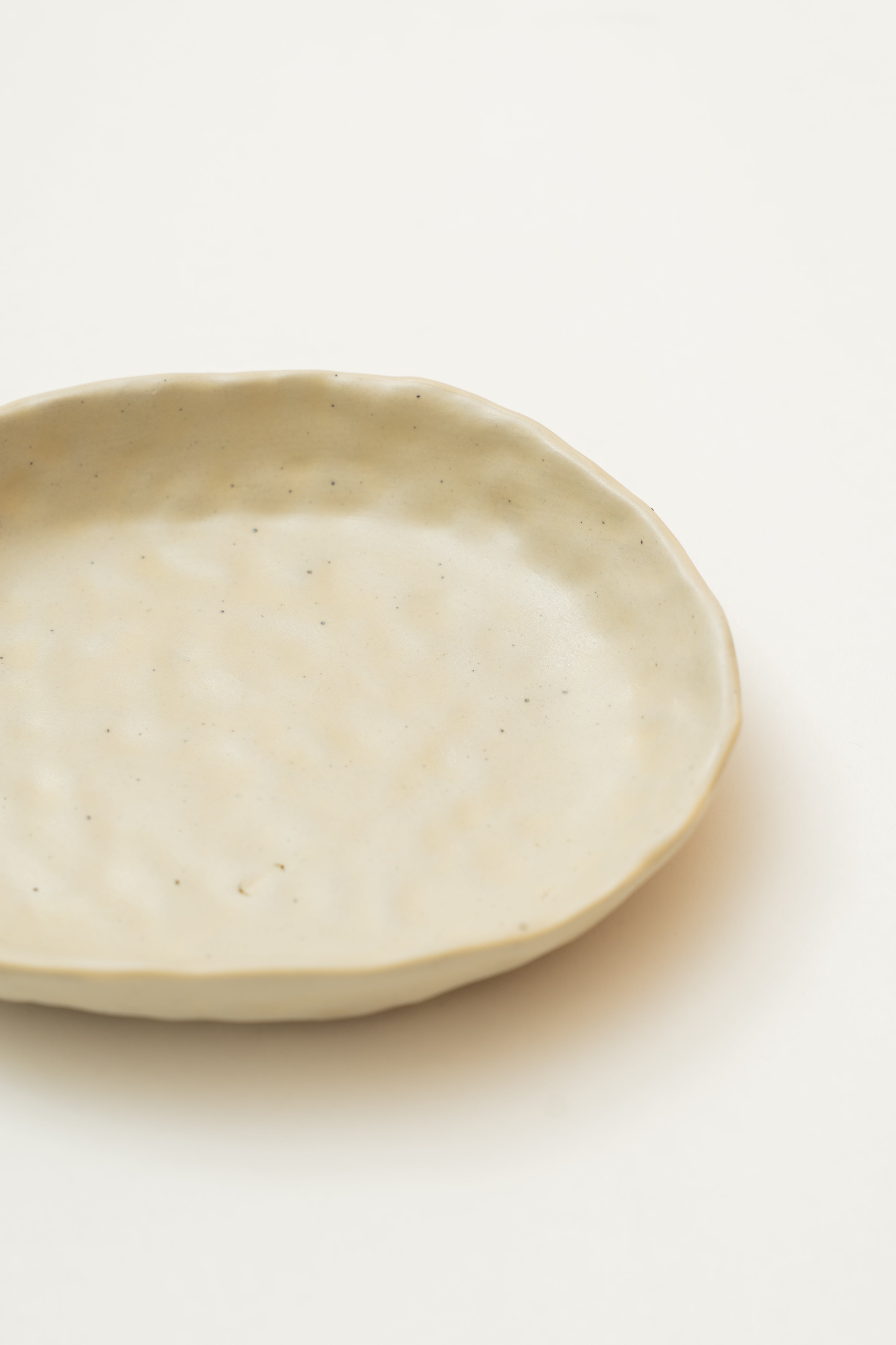 Small Dish in Speckled Stone Grey