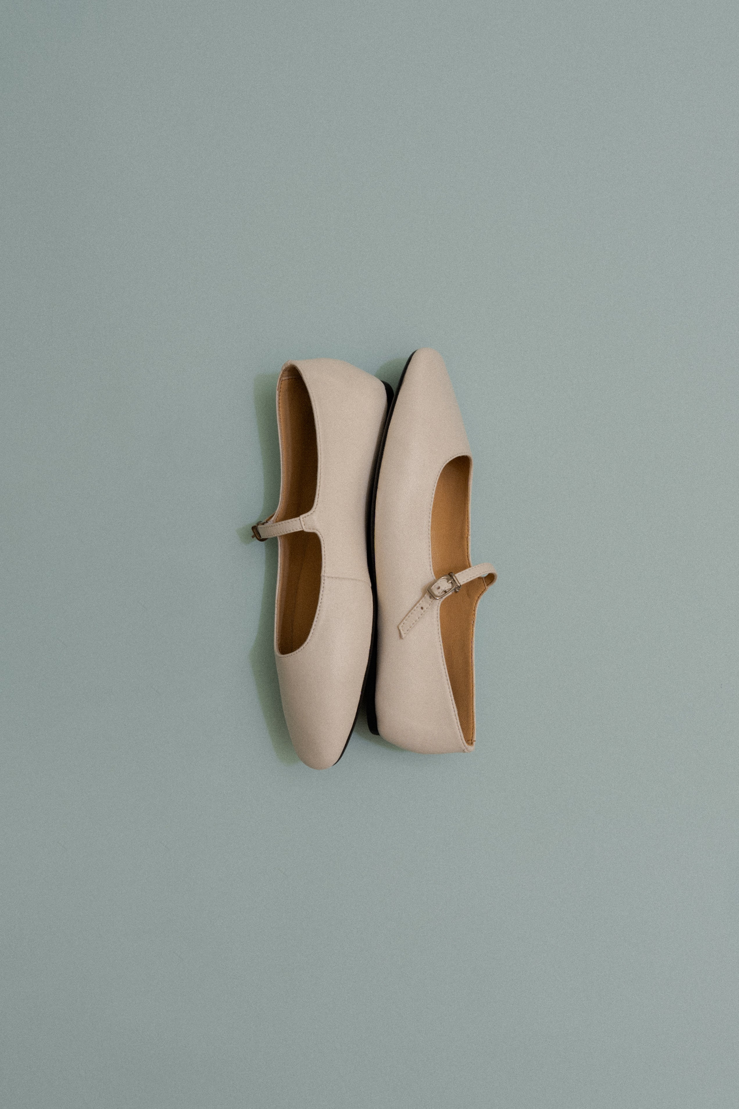 Cassia Leather Mary Janes in White