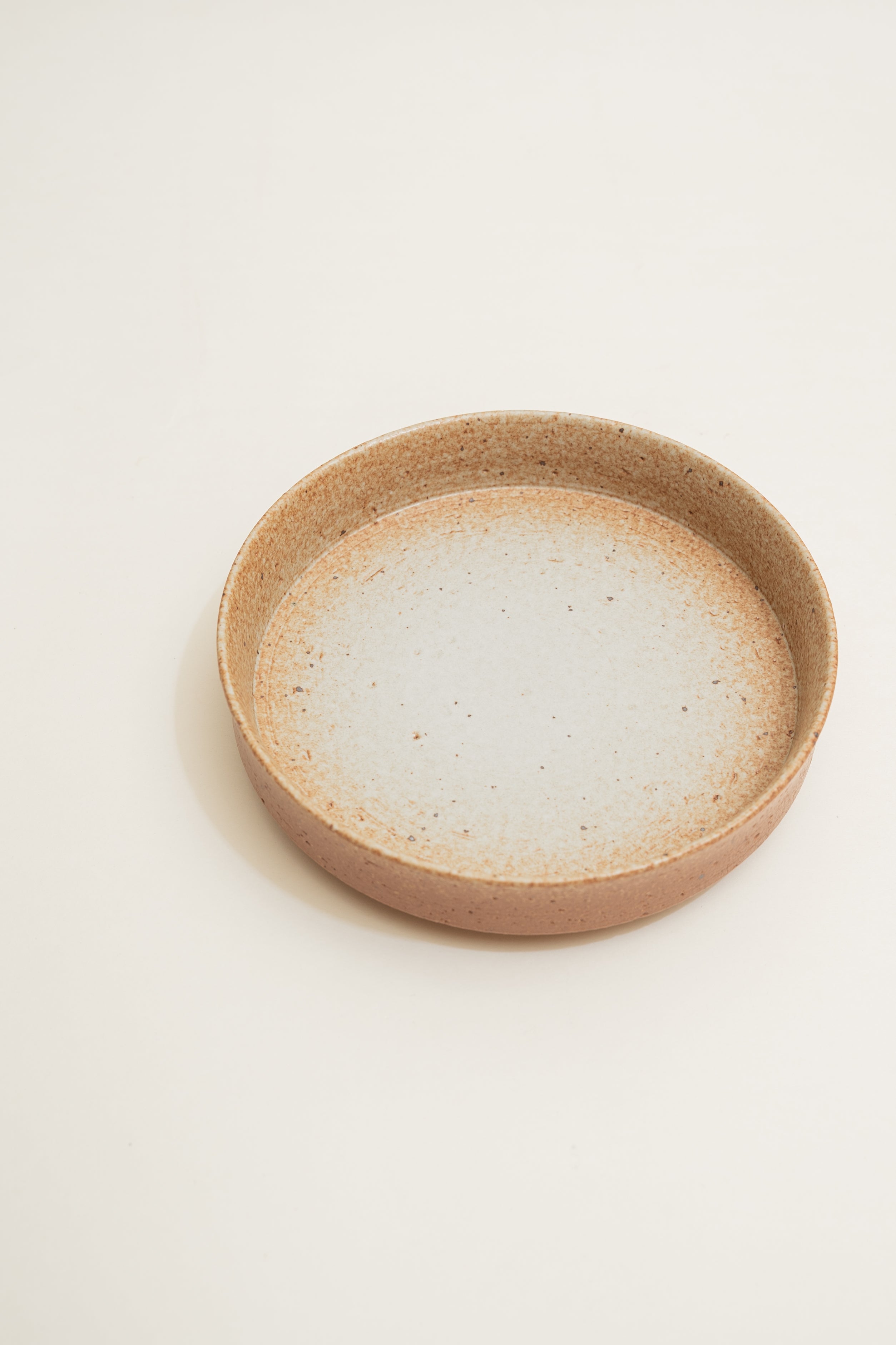 Earthenware Dinner Plate in Warm Stone
