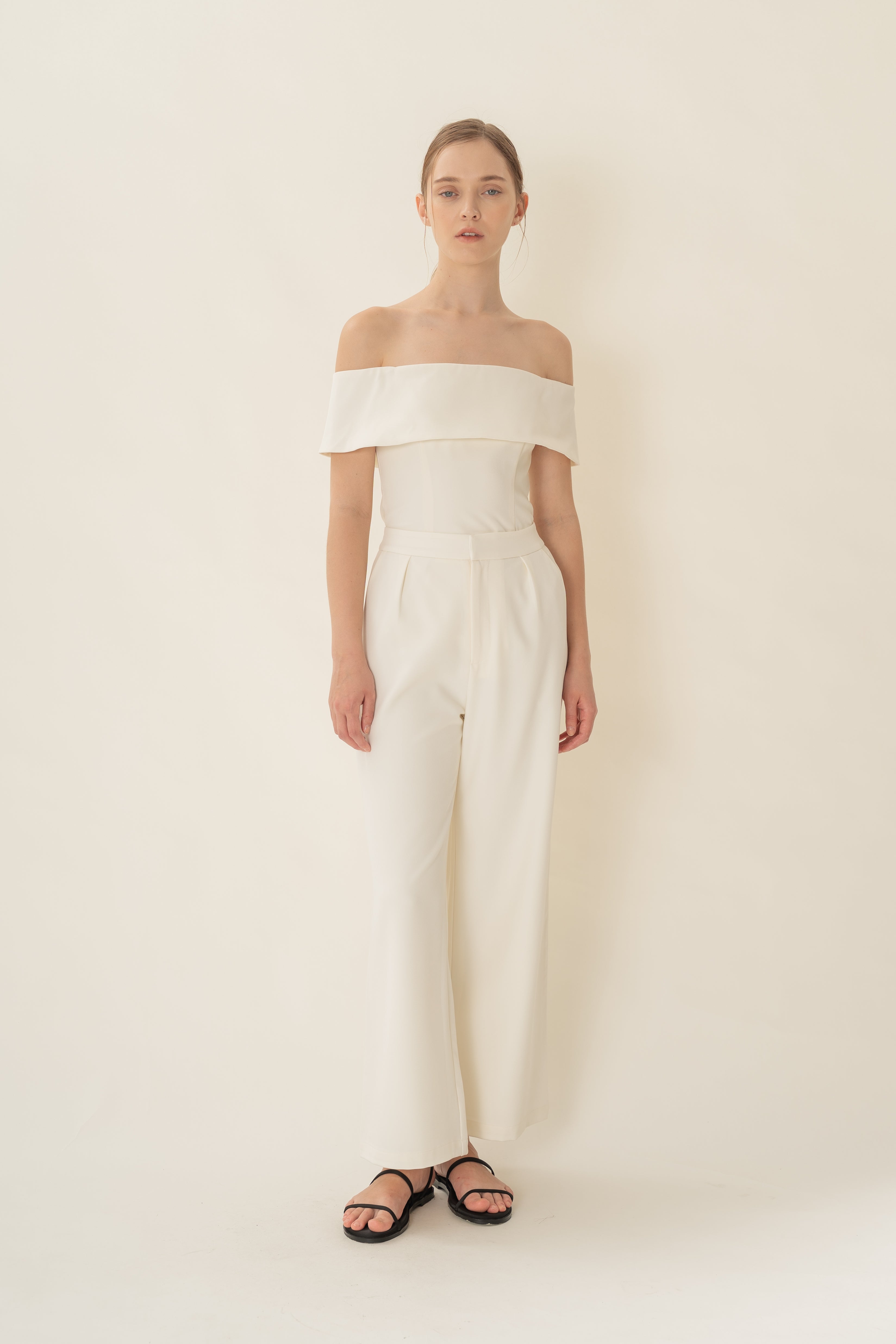 Suiting Trousers in Ivory