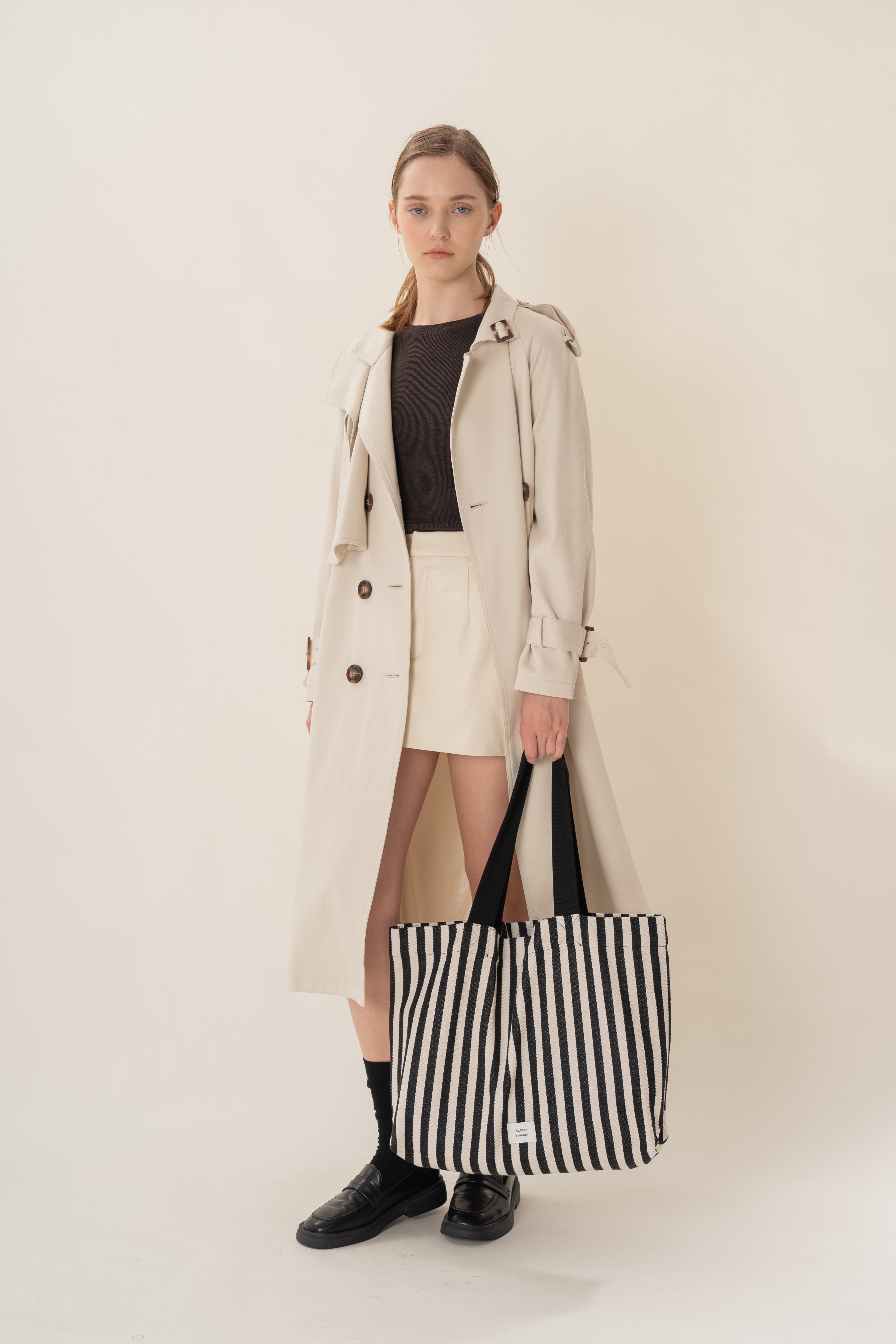 Essential Canvas Tote in Stripe