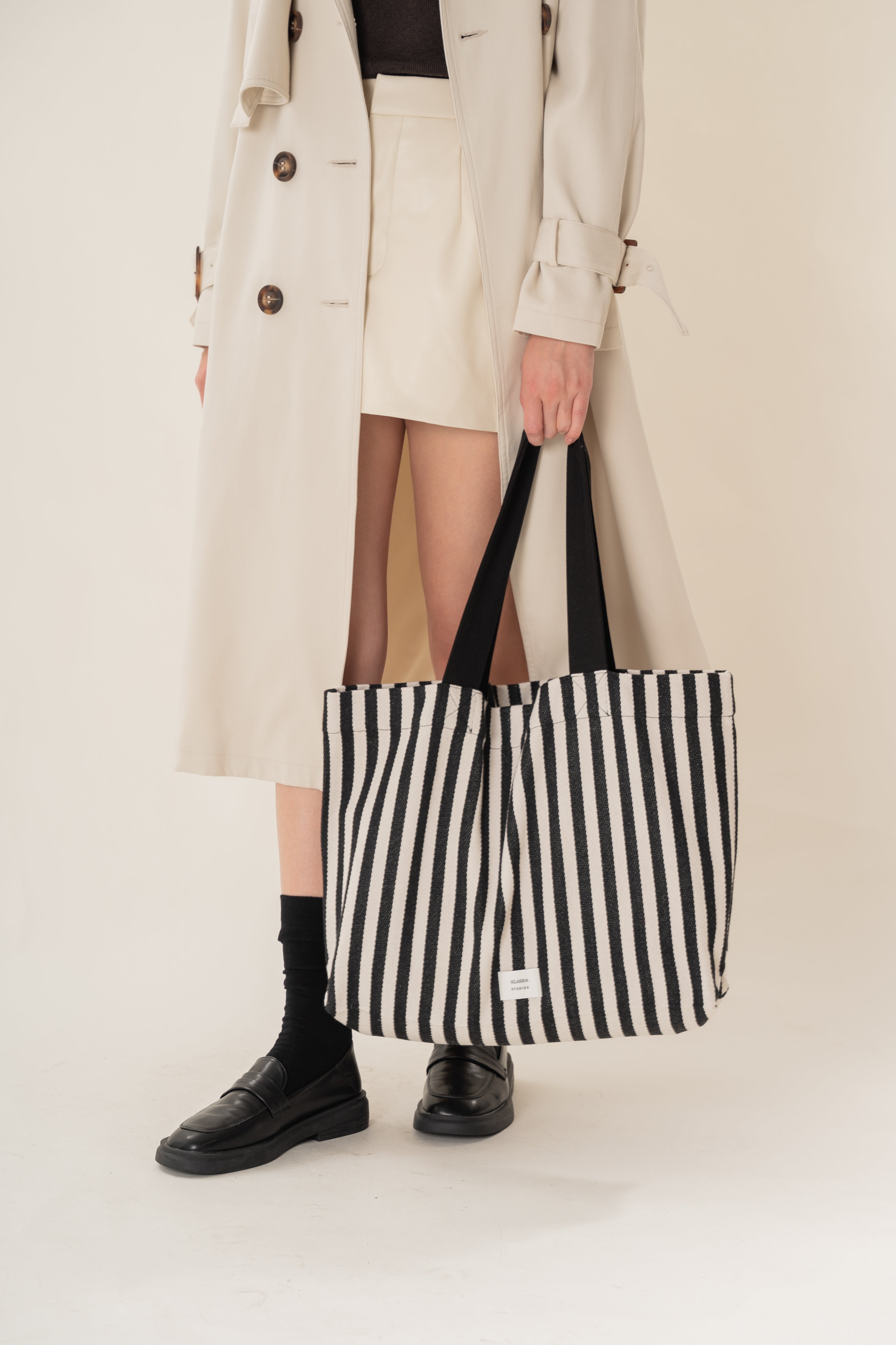 Essential Canvas Tote in Stripe