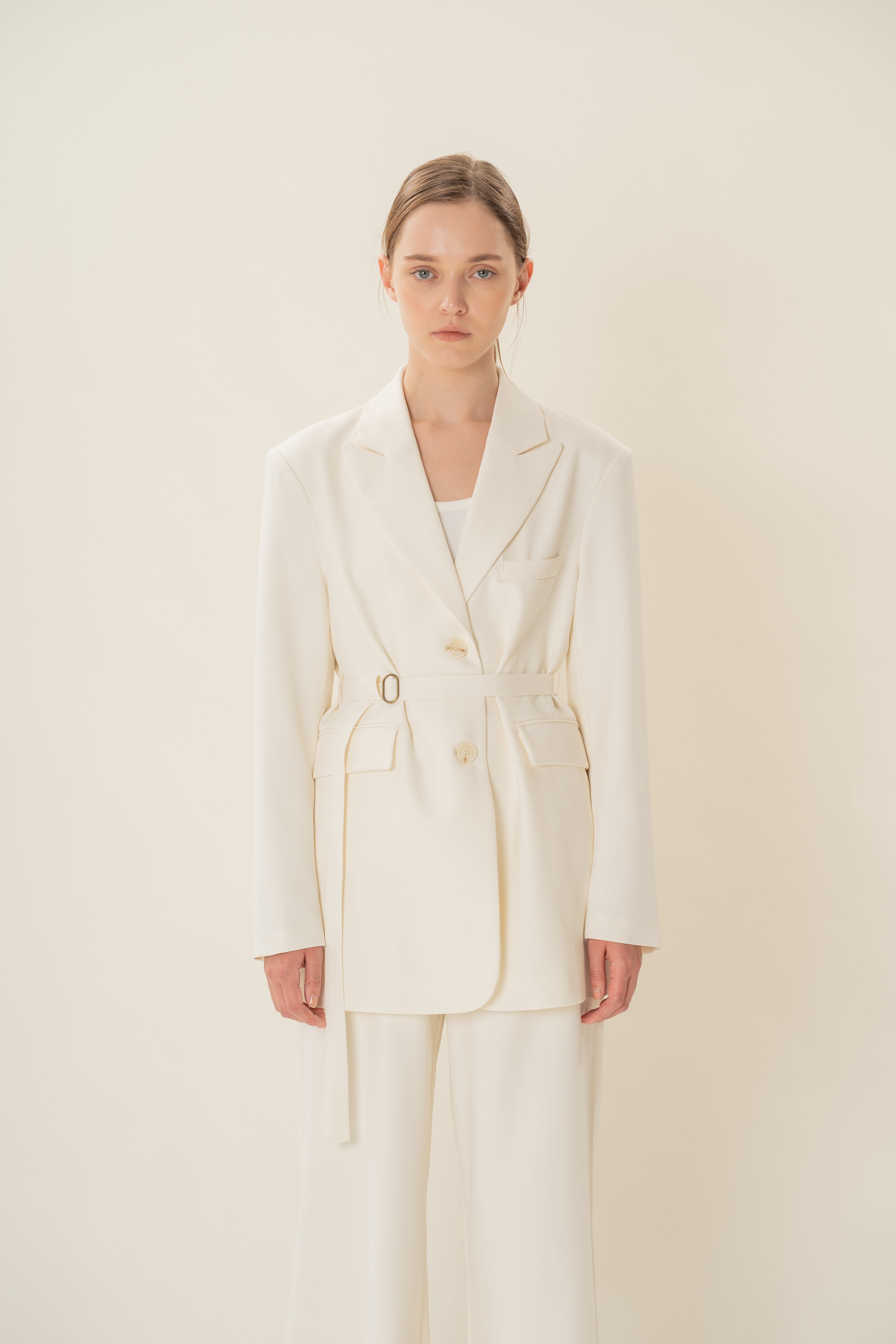 Oversized Blazer in Ivory