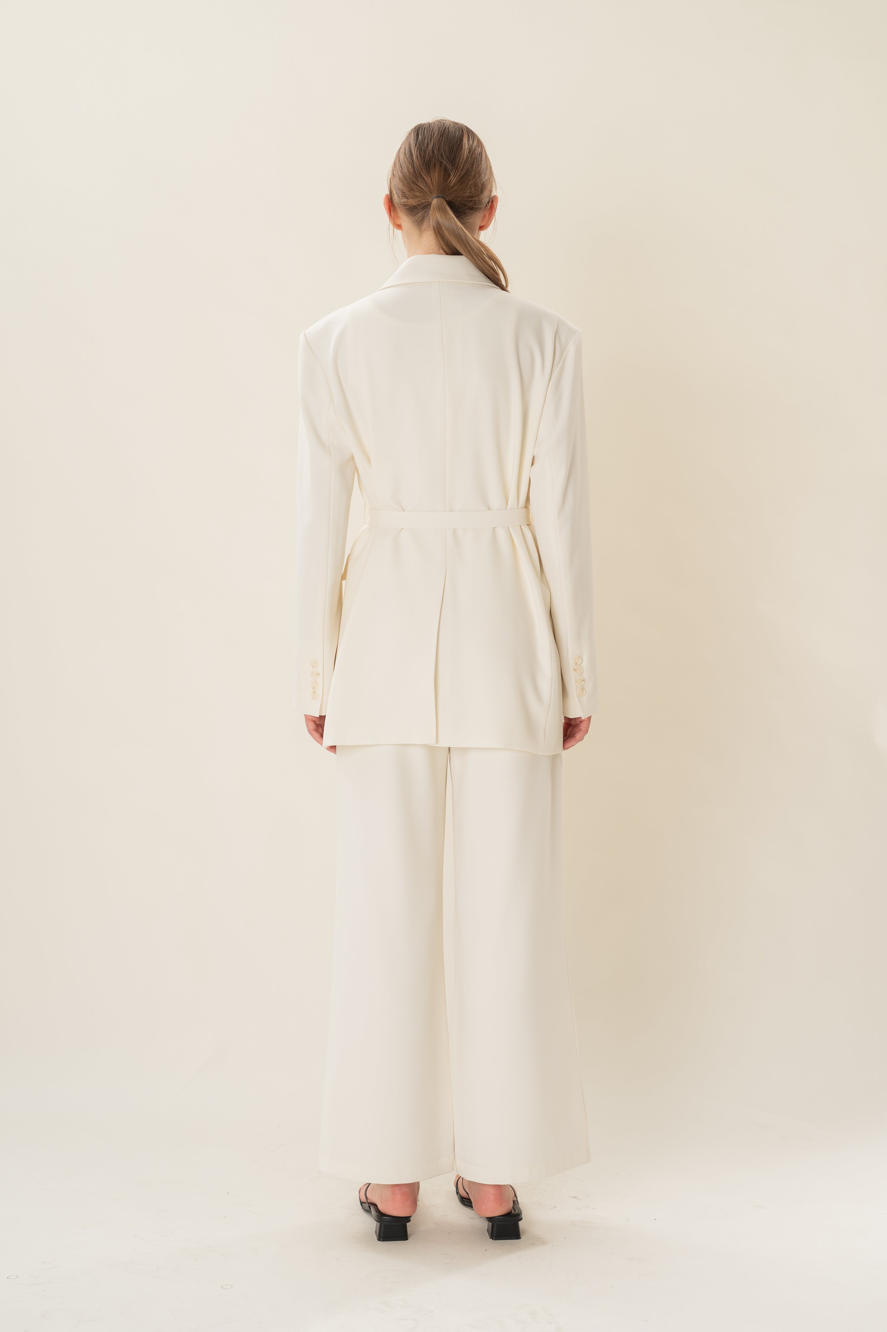 Oversized Blazer in Ivory