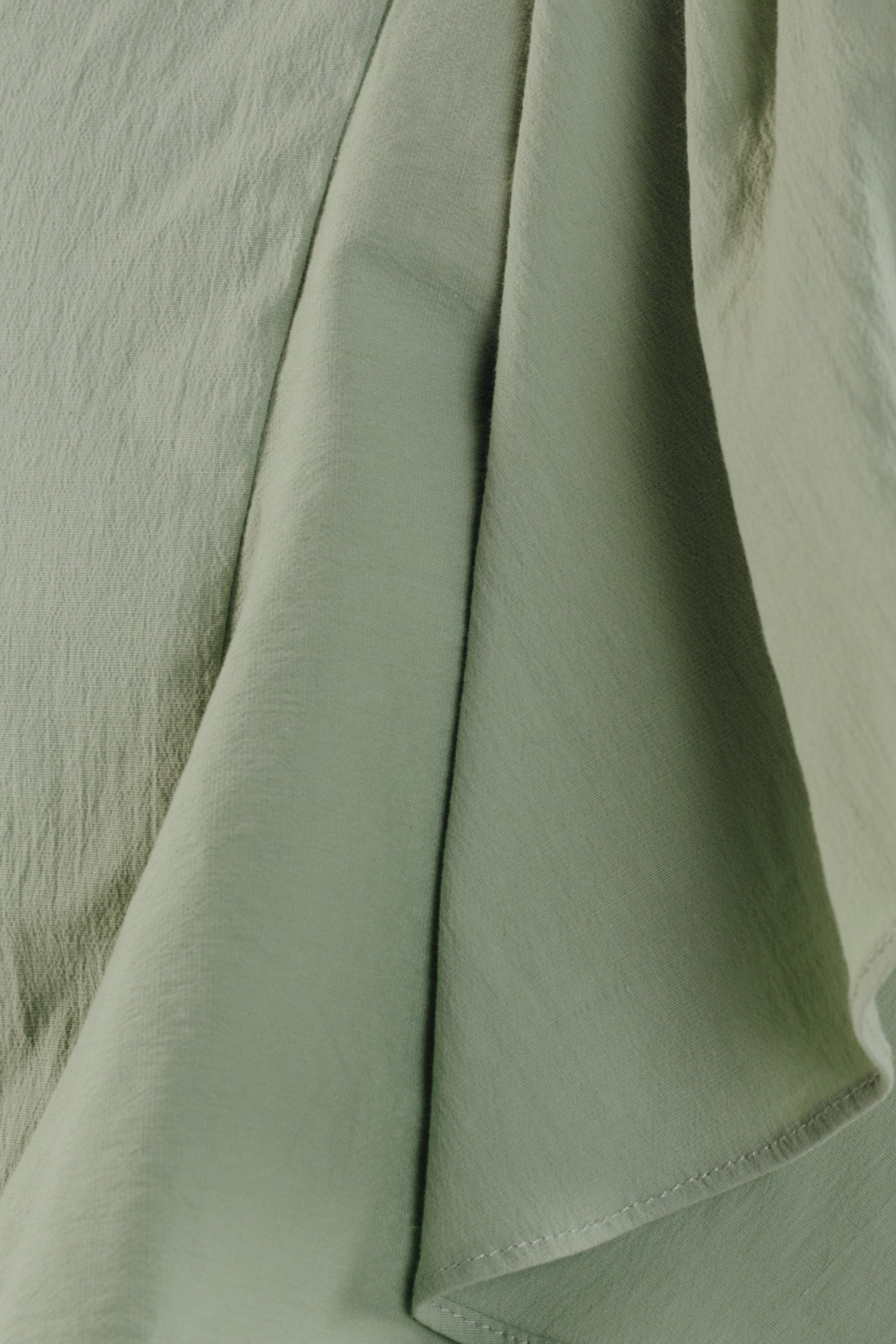 Toga Top with Frilled Sleeve in Sage (Sale)