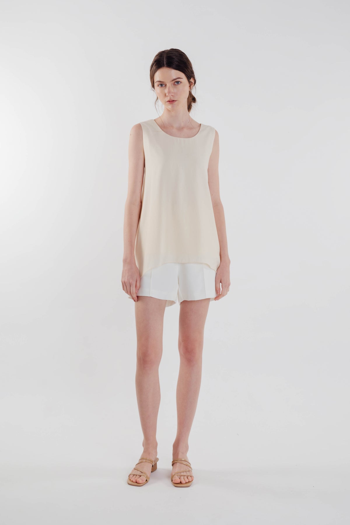 Two-way Asymmetrical Top in Soft Yellow