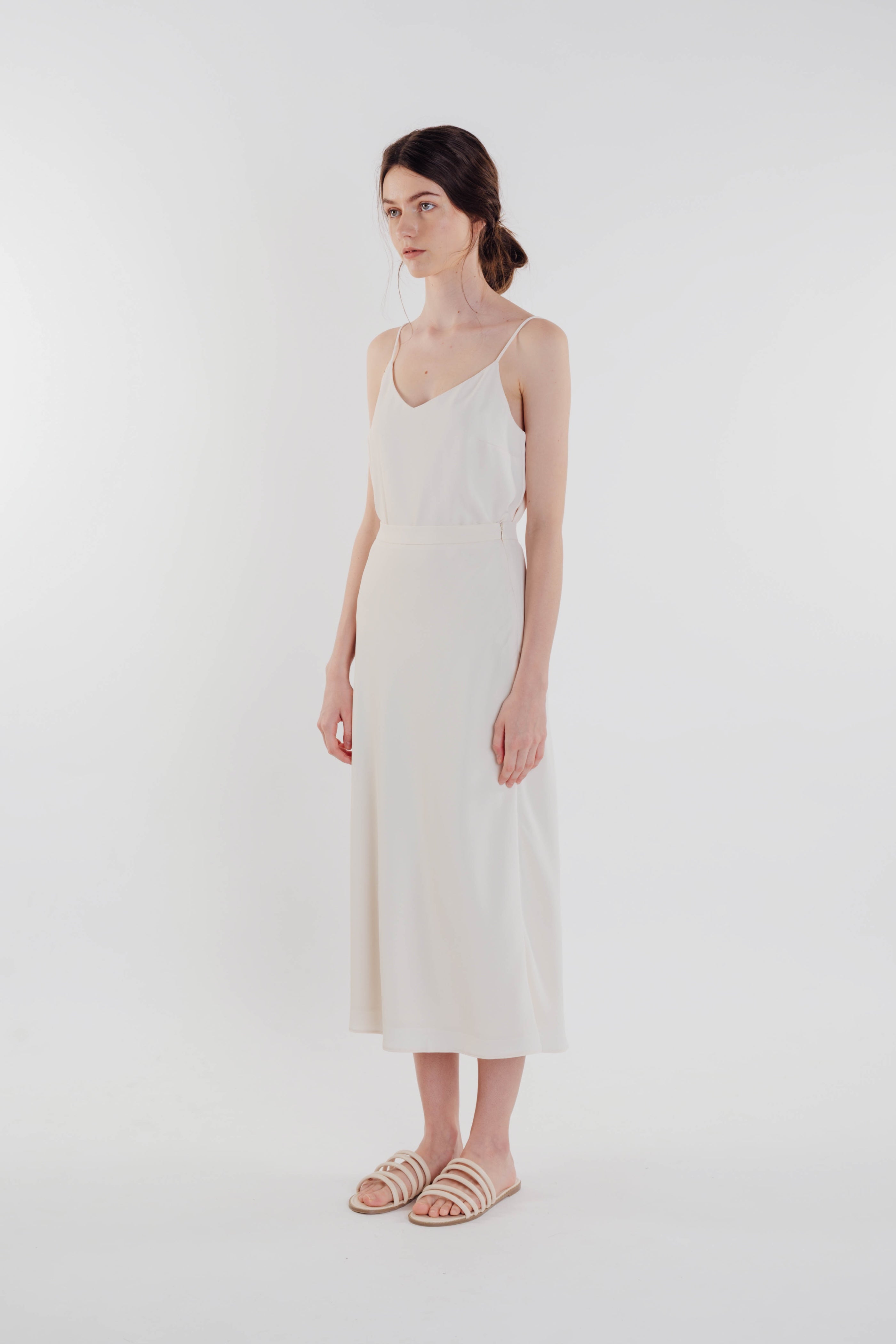 Slip Skirt in Pearl