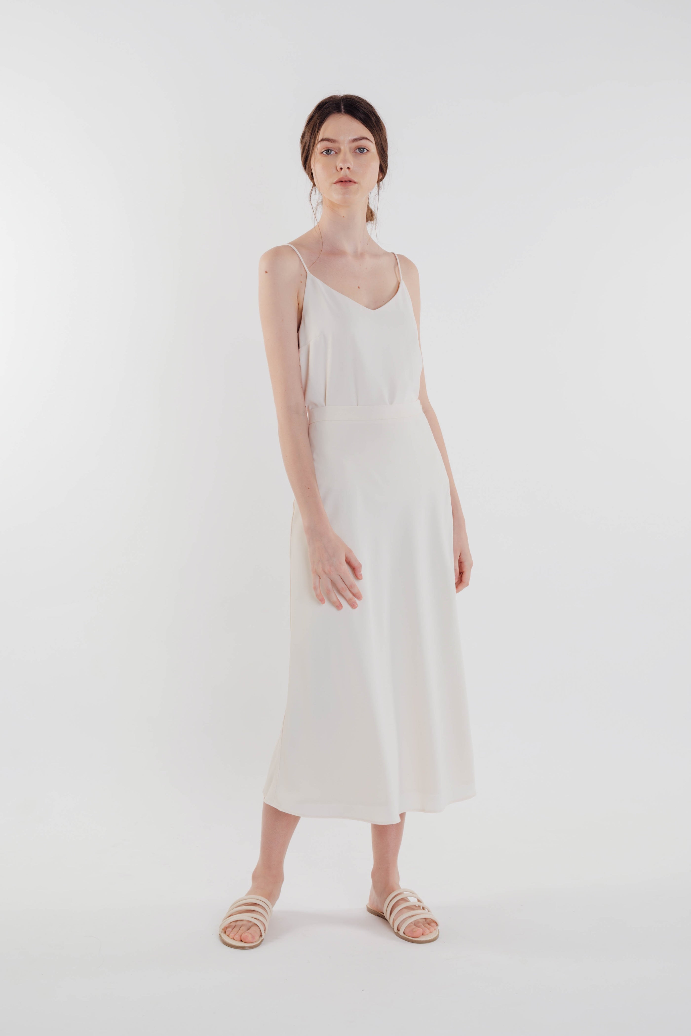 Slip Skirt in Pearl