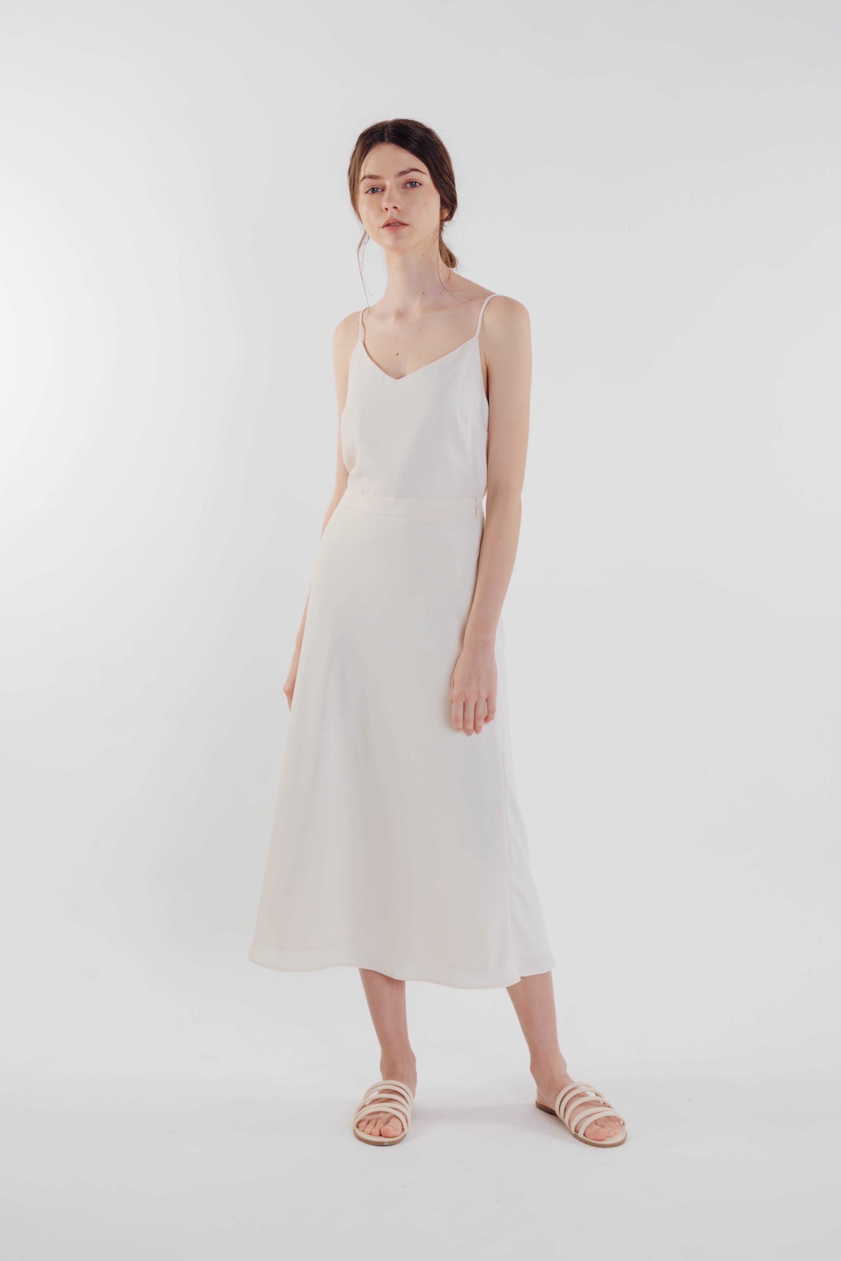 Slip Skirt in Pearl