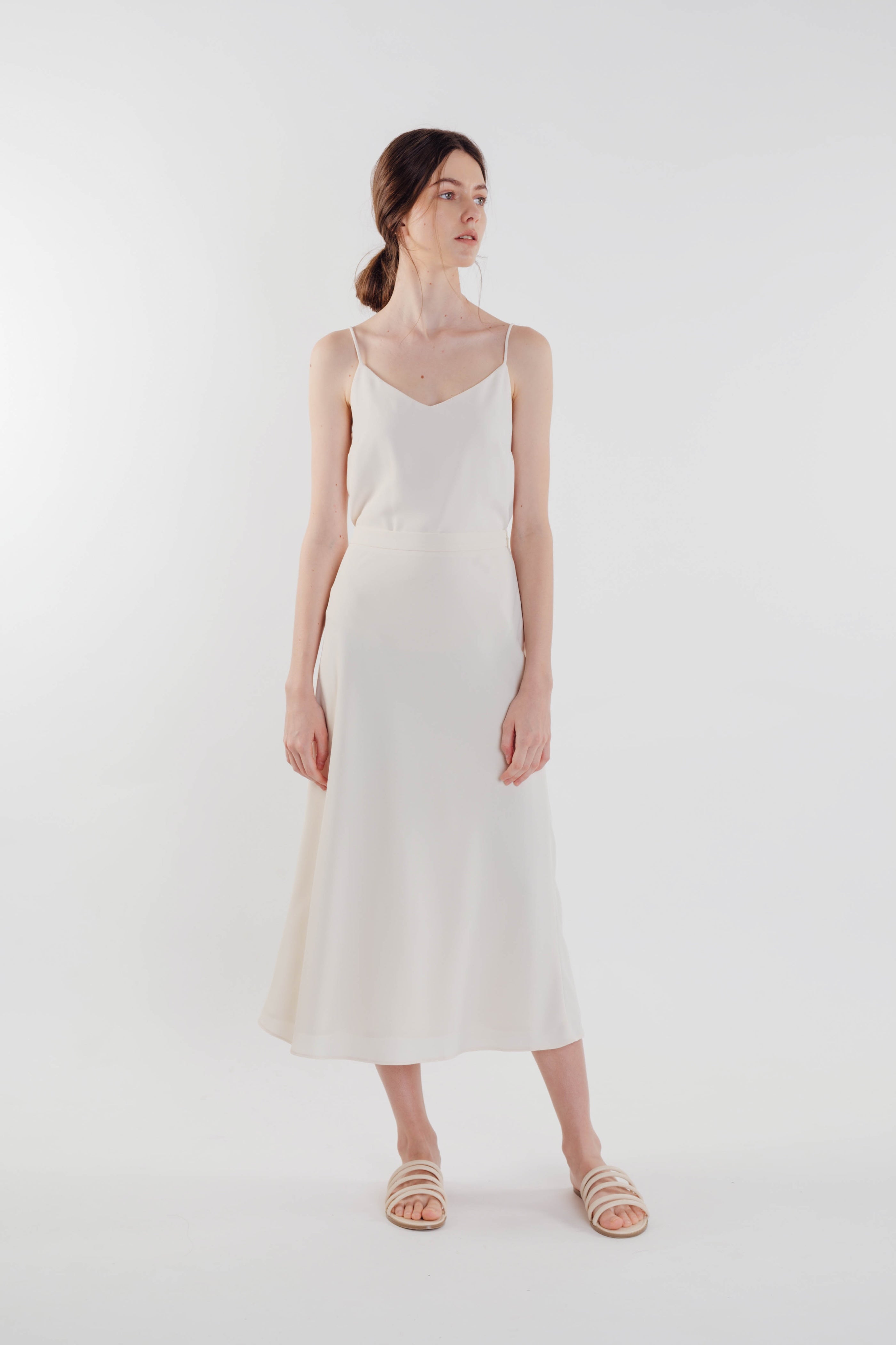 Slip Skirt in Pearl