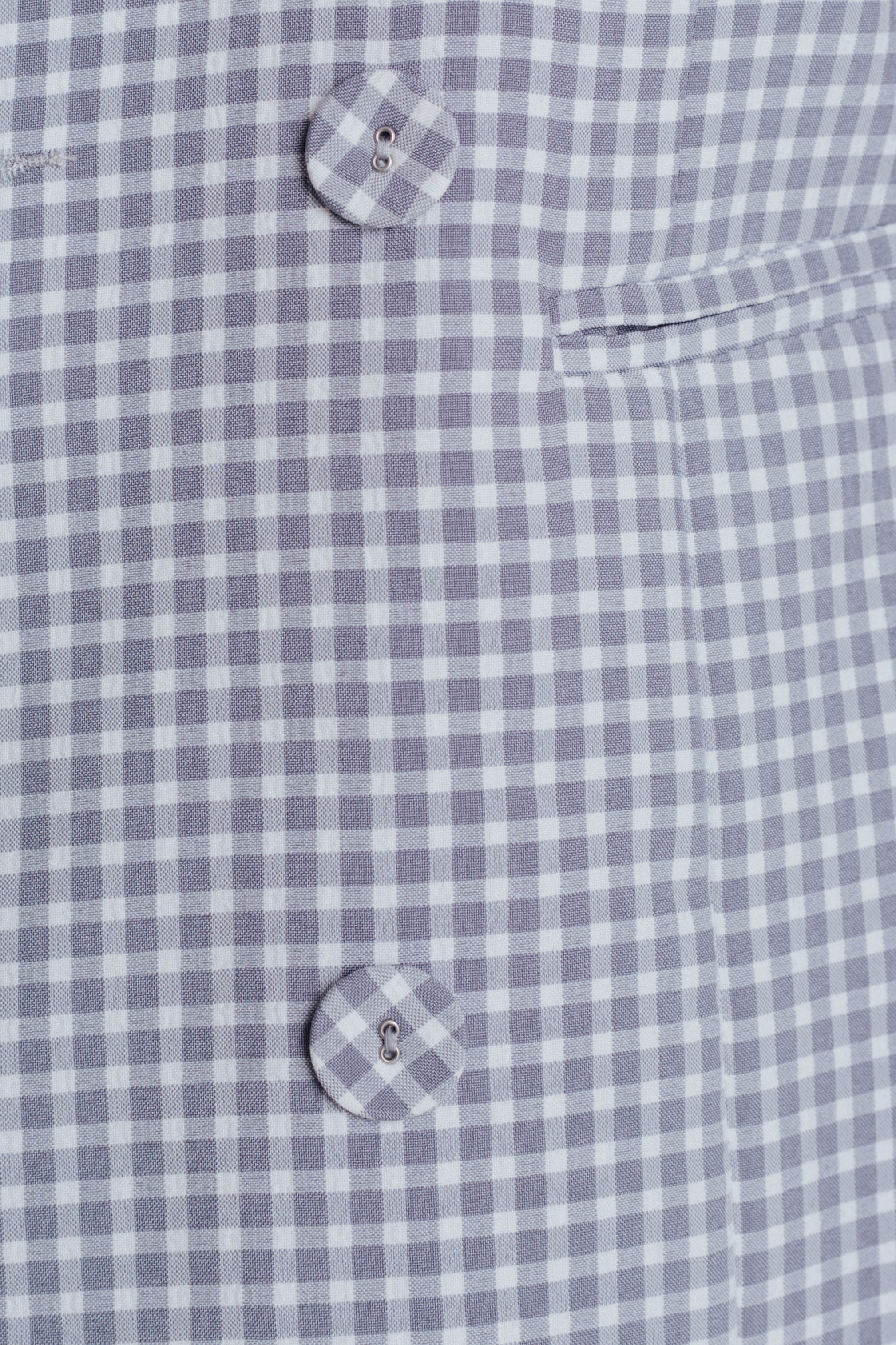 Gingham Blazer in Sky (Sale)