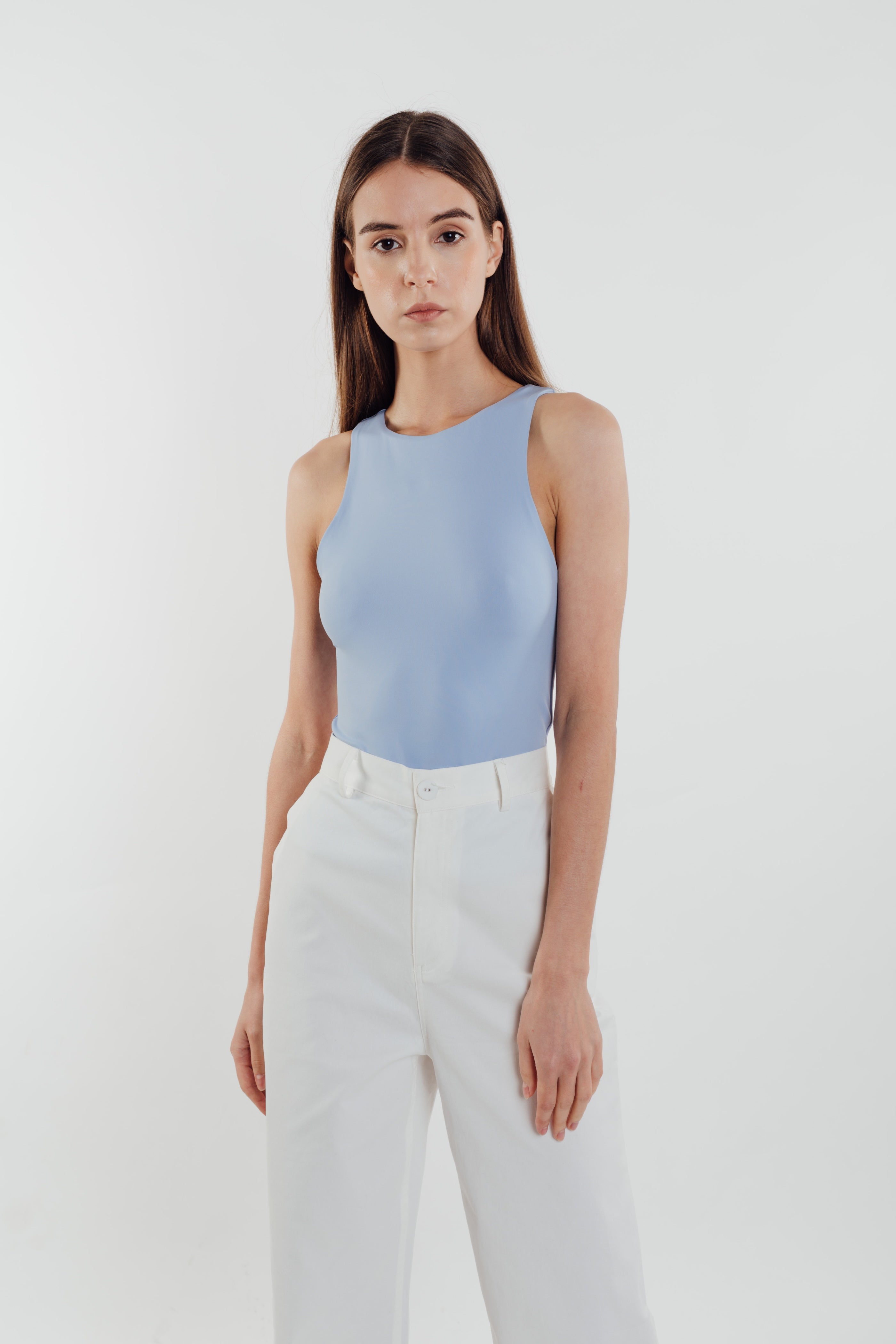Jersey Blend Tank in Sky (Sale)