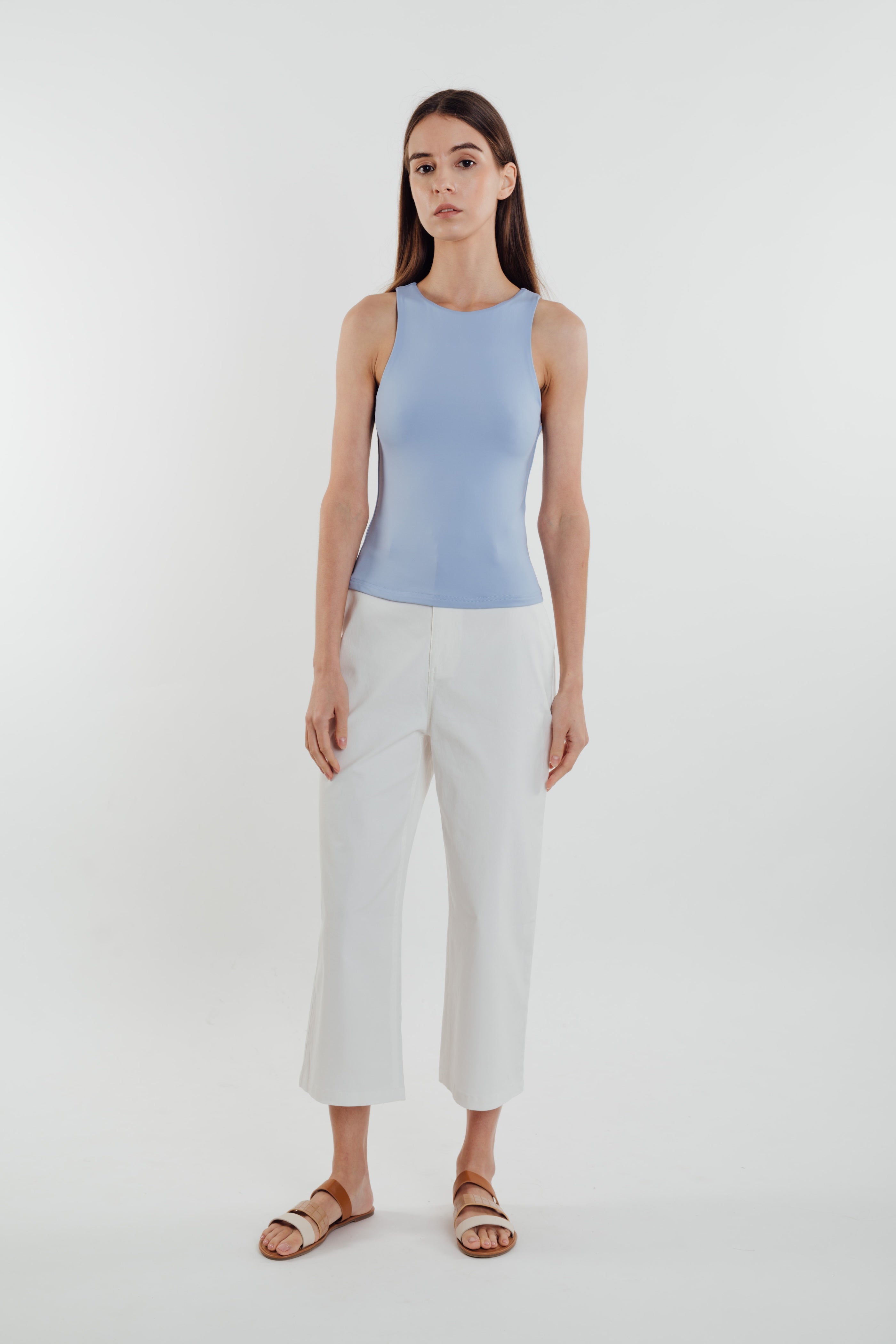 Jersey Blend Tank in Sky (Sale)