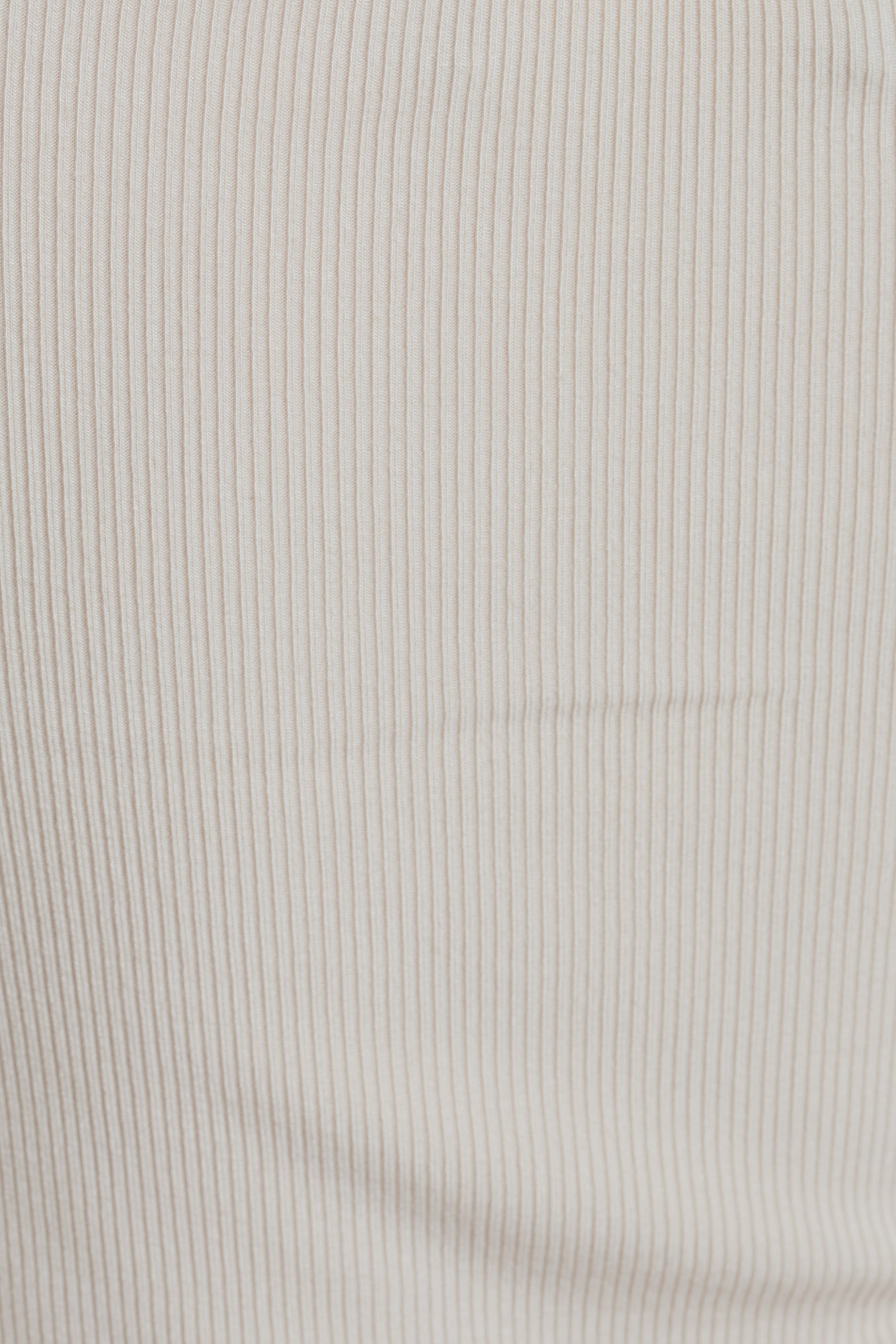 Square Neck Knit Tank in Natural