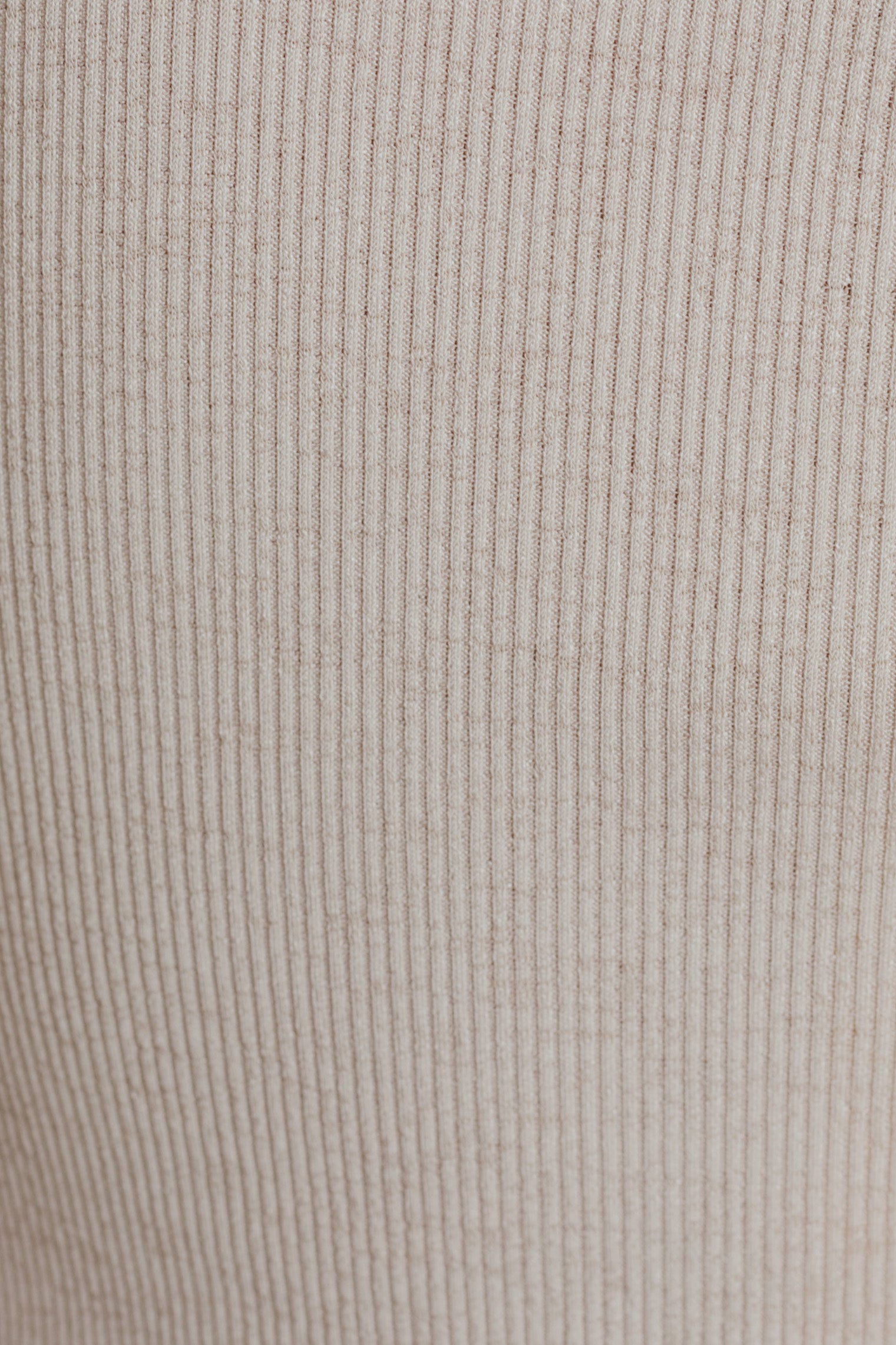 Textured Ribbed Knit Tank in Sand