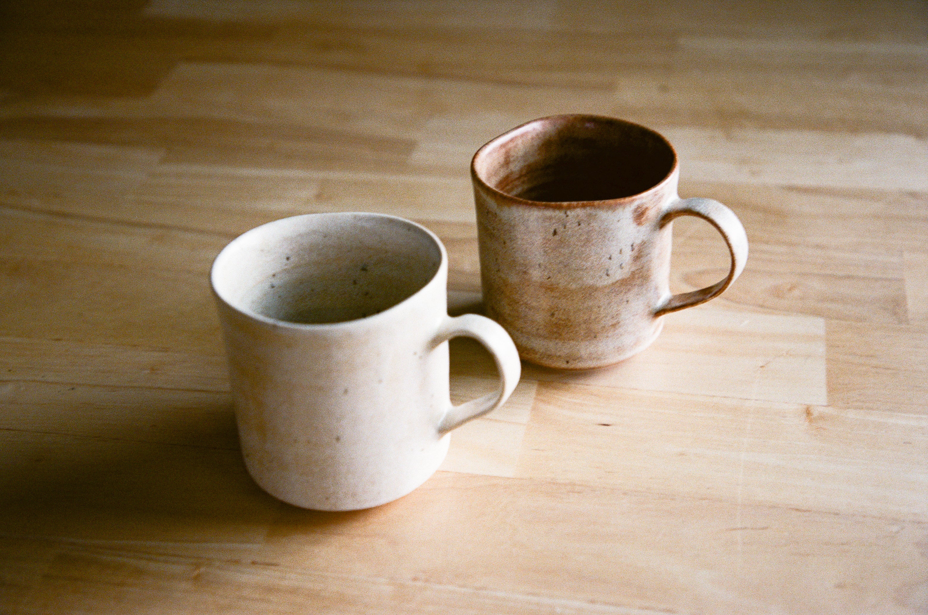 Mug with Organic Rim in Sandstone