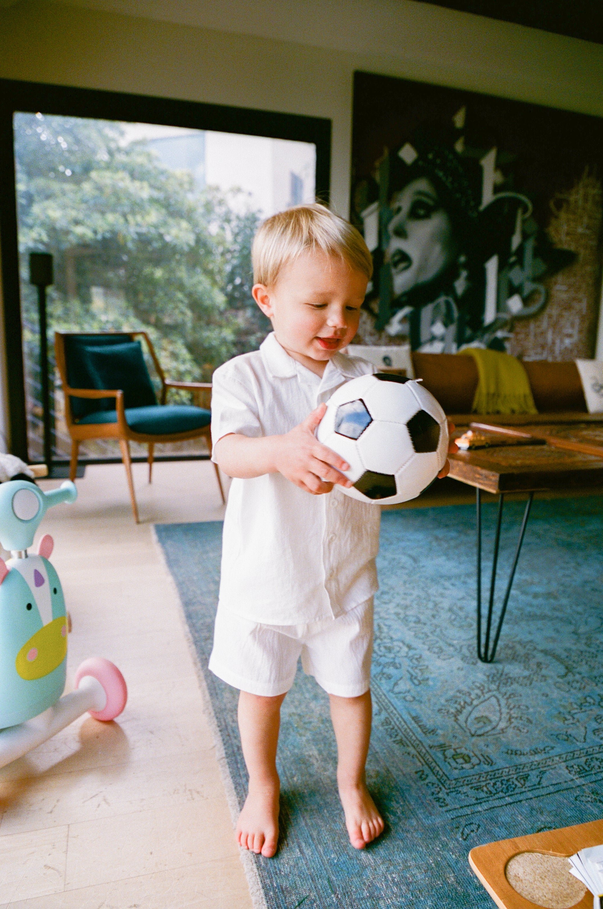 Mini Relaxed Shorts in White