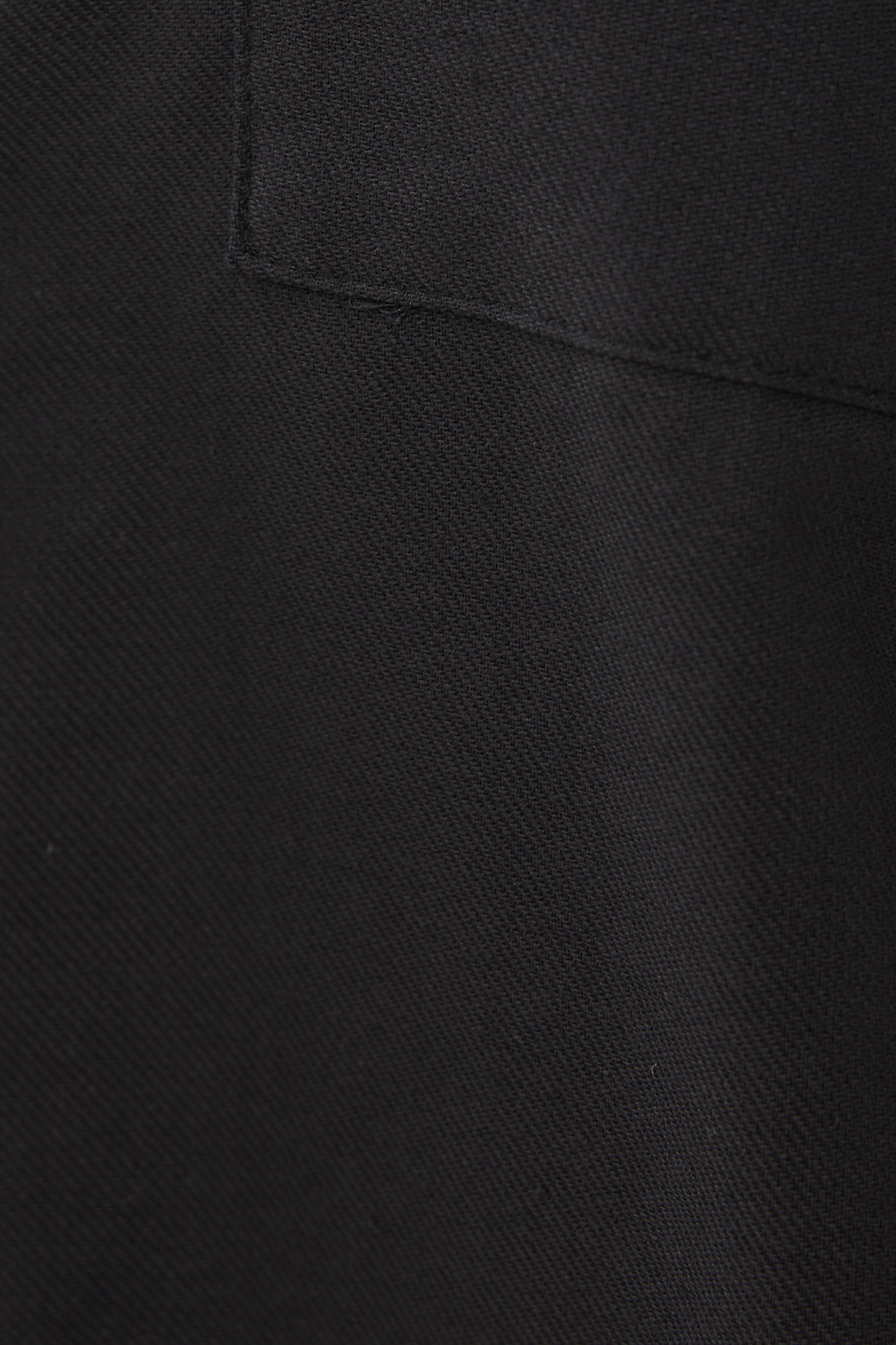 Cotton Short Sleeved Shirt in Black