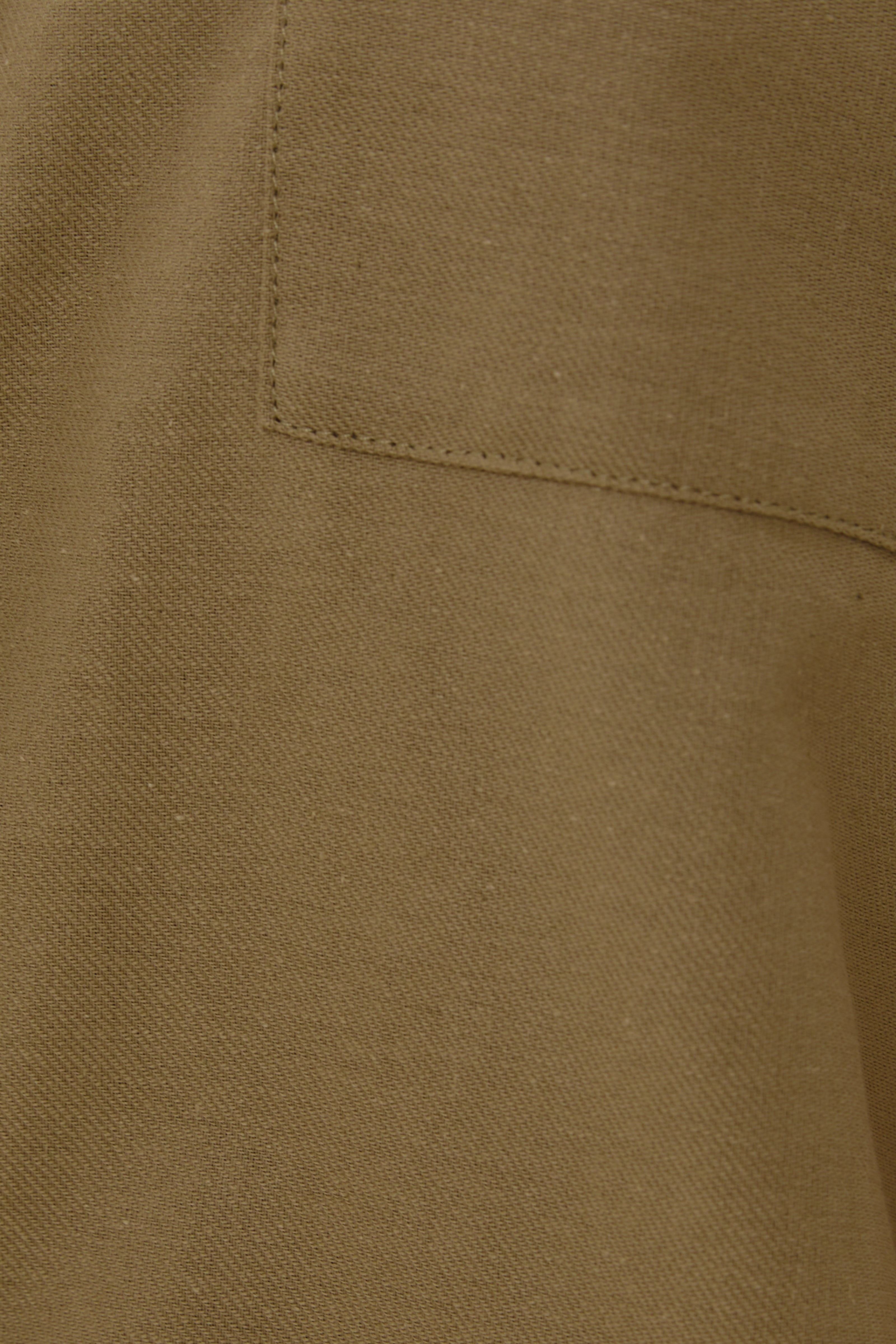 Cotton Short Sleeved Shirt in Moss