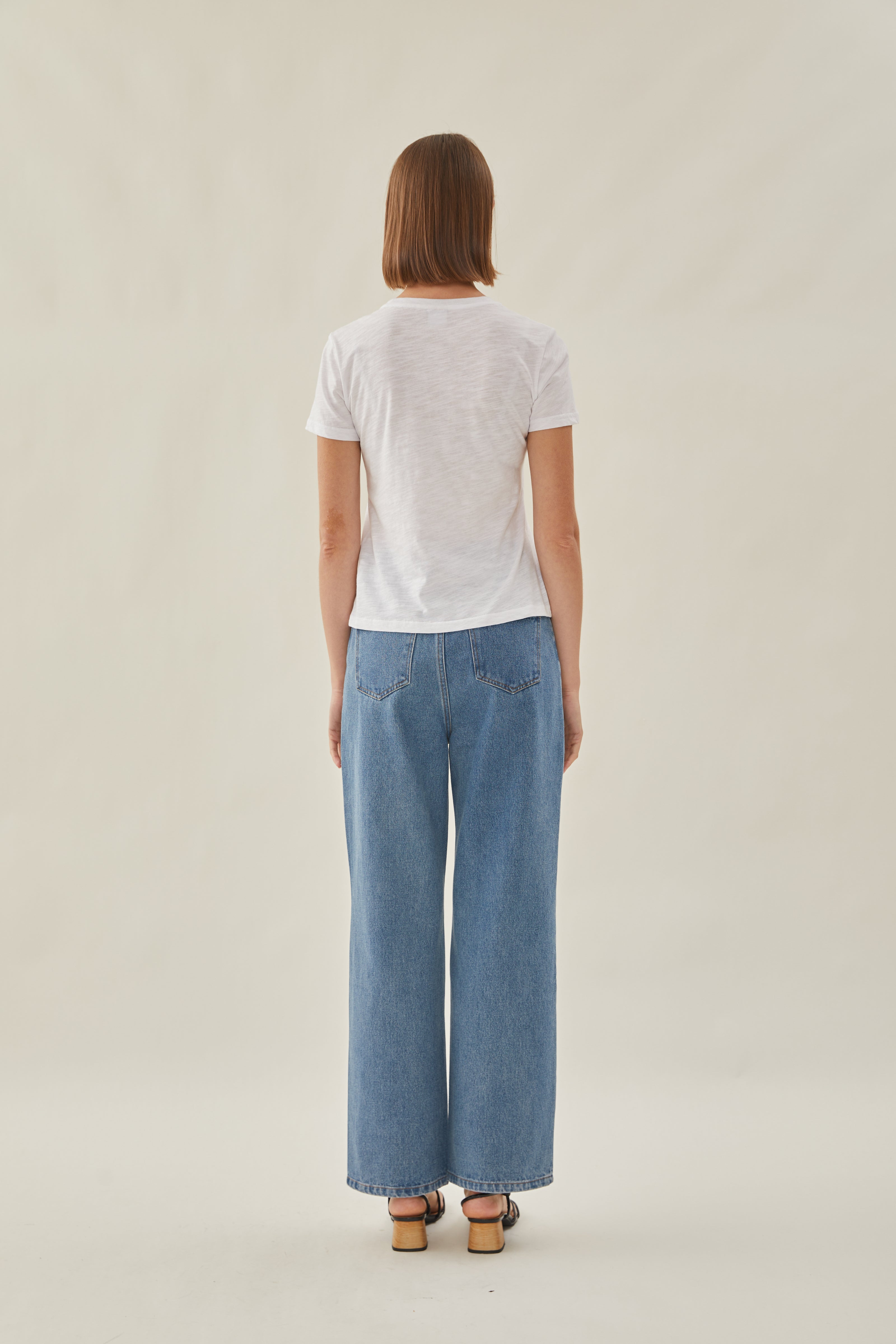 Soft Fitted Tee in White