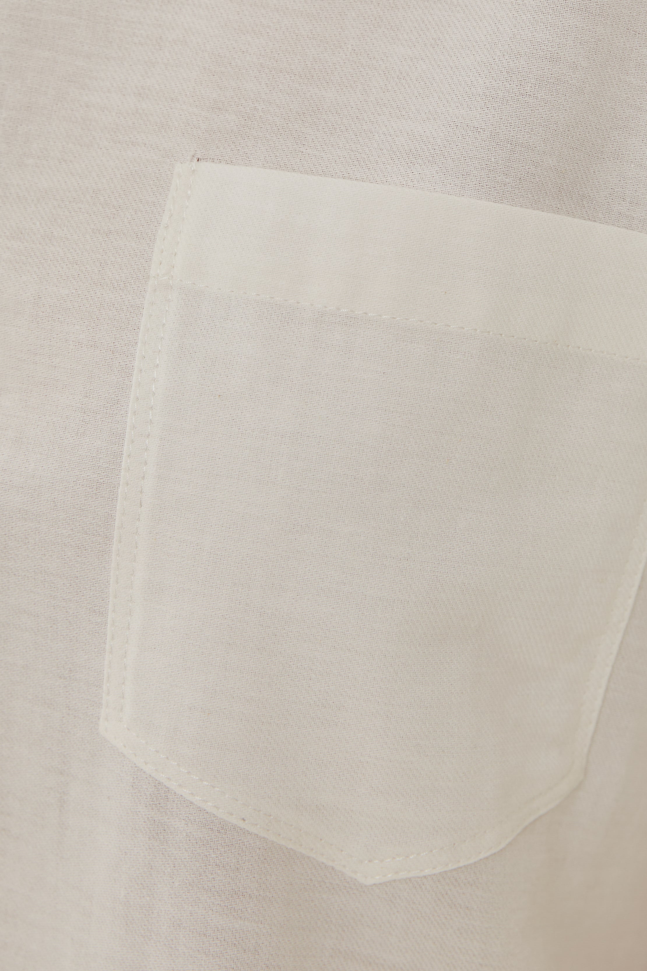 Cotton Relaxed Shirt in White
