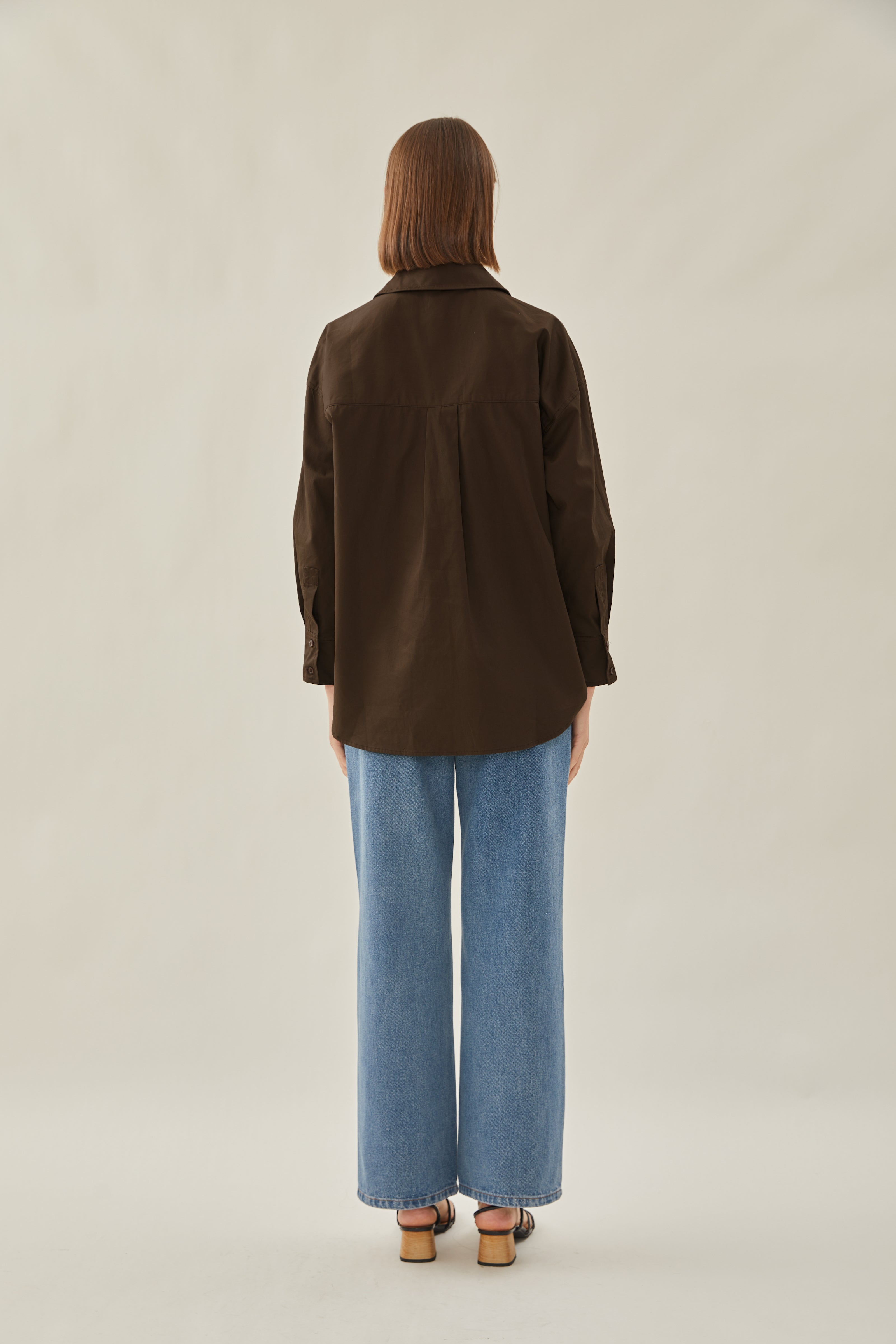 STUDIOS Shirt in Dark Brown