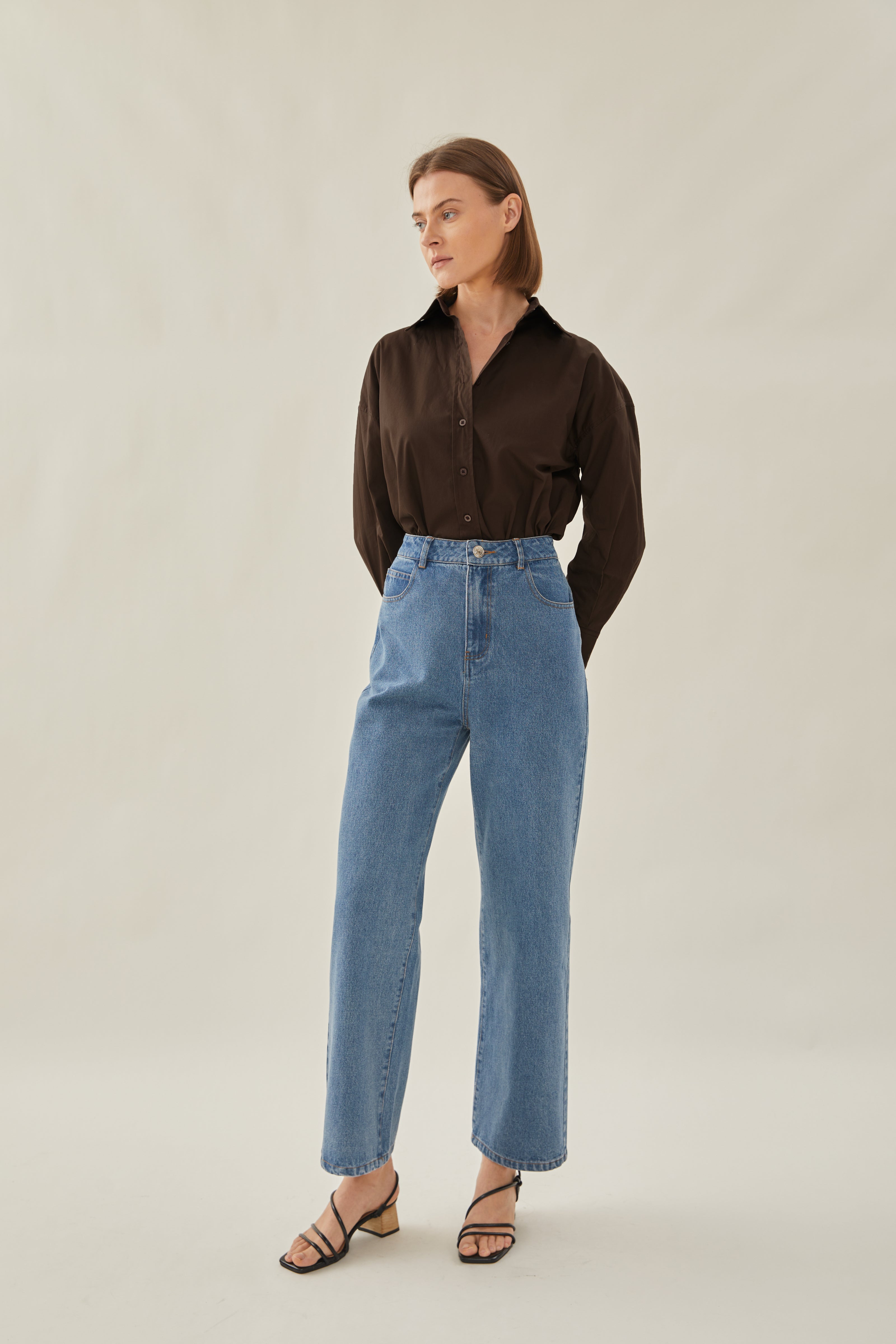 STUDIOS Shirt in Dark Brown