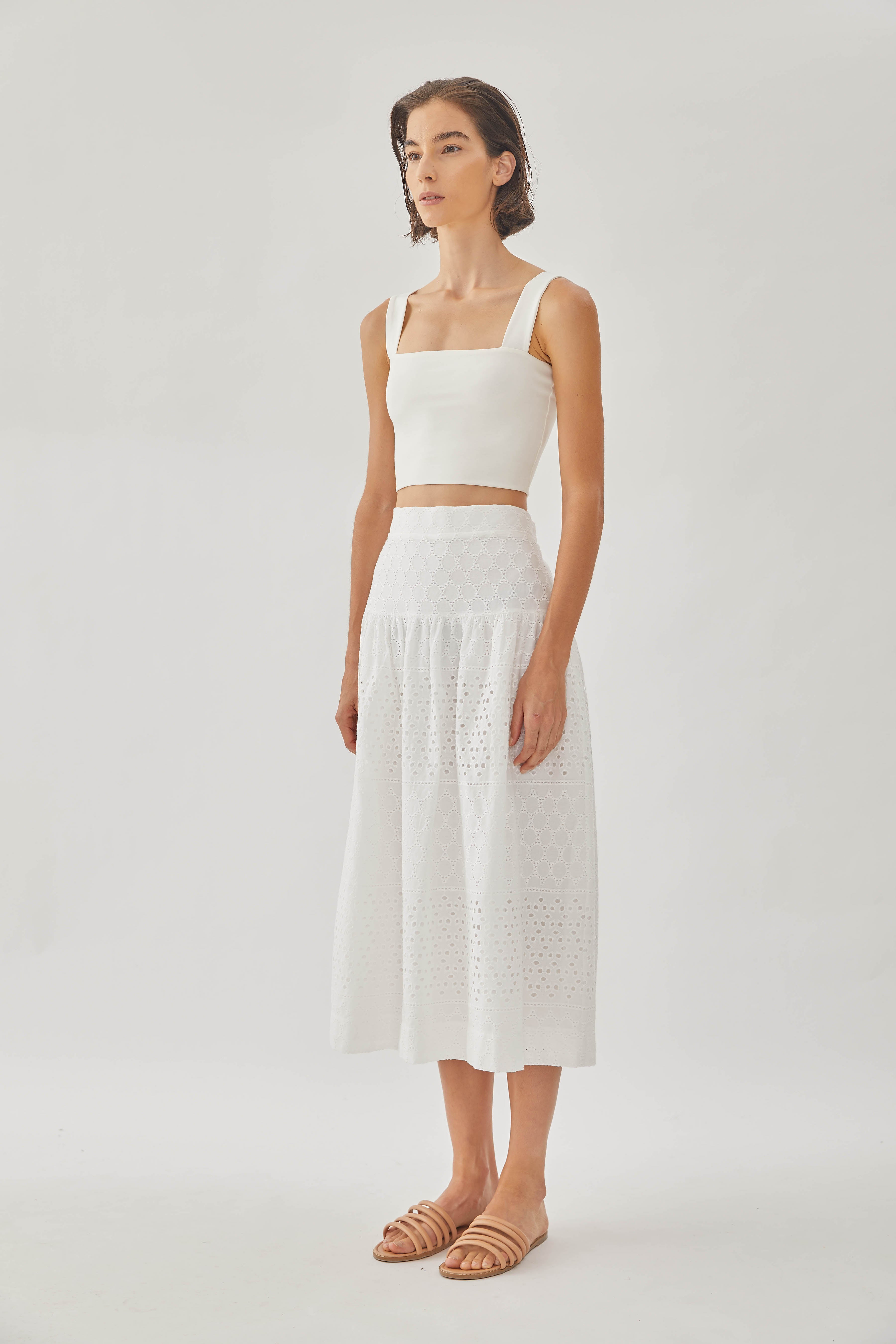 Catching Daylight Midi Skirt