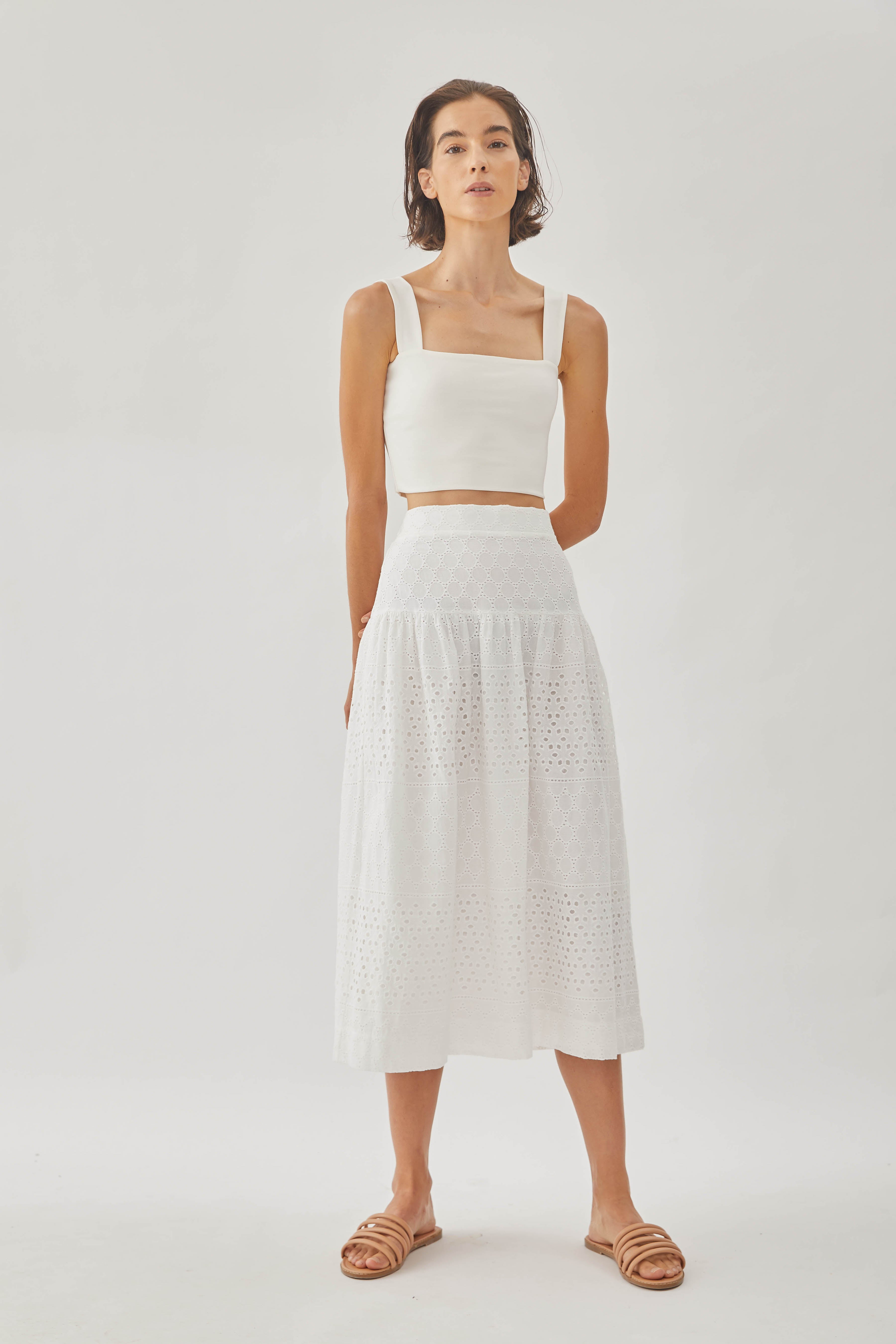 Catching Daylight Midi Skirt