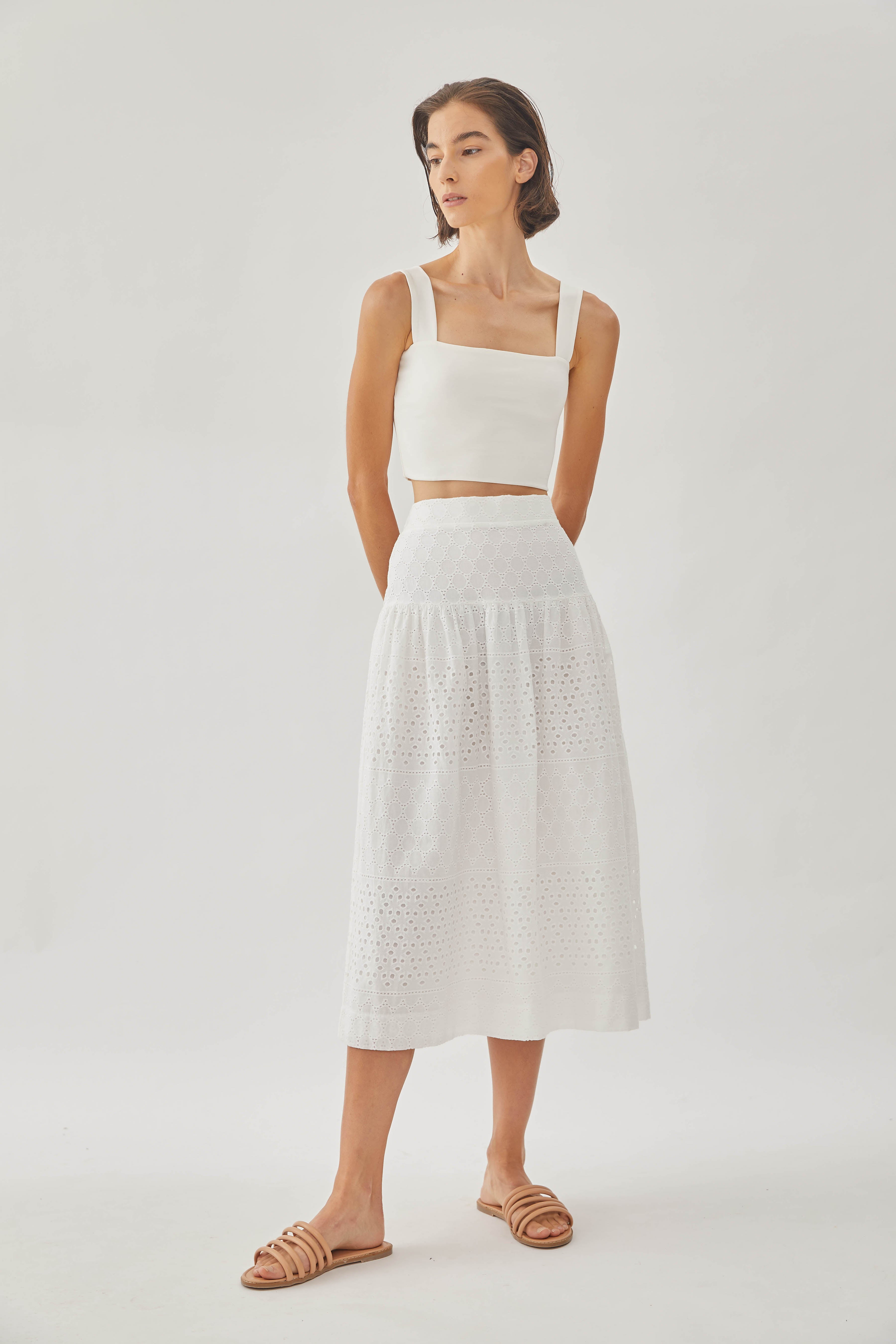 Catching Daylight Midi Skirt