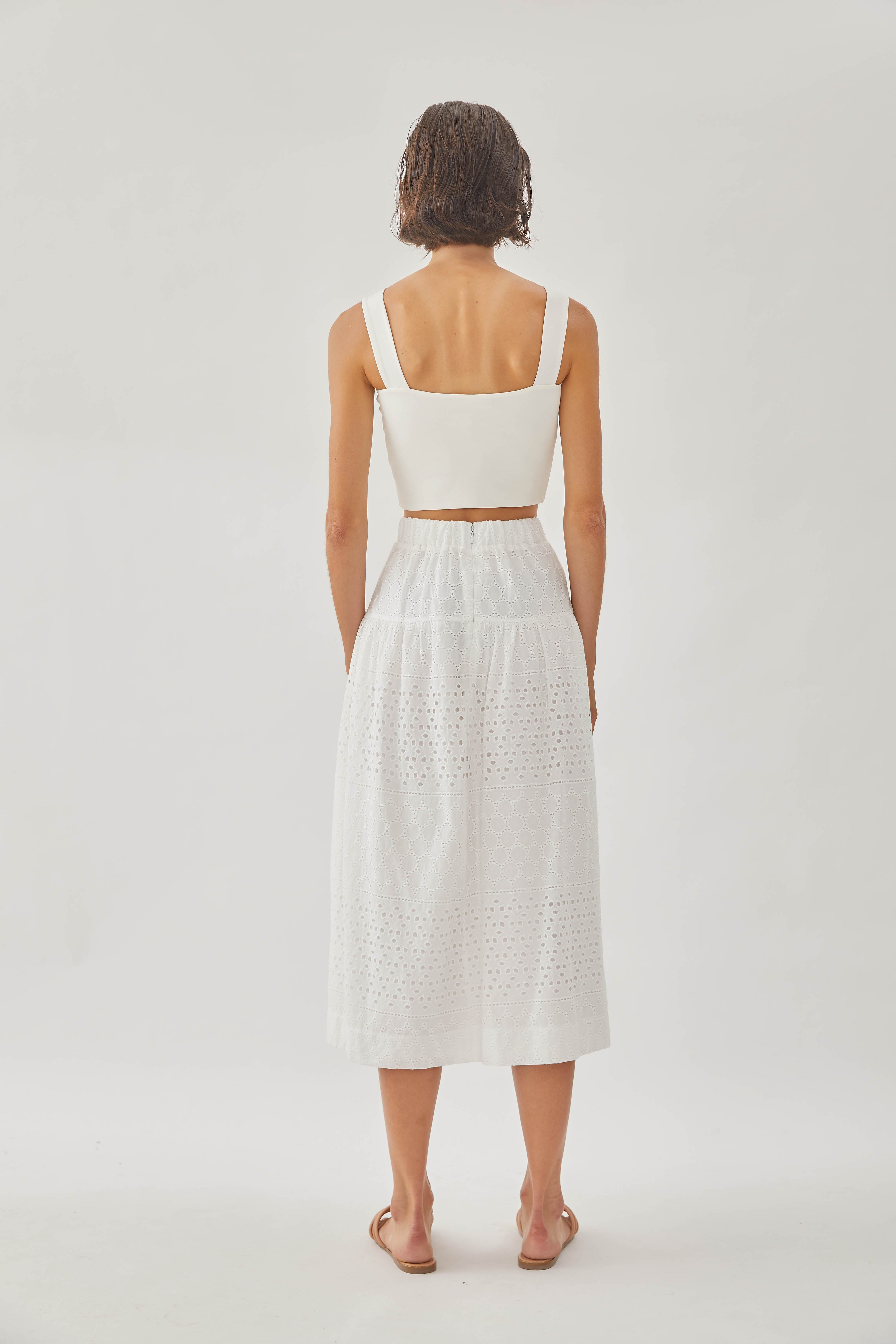 Catching Daylight Midi Skirt