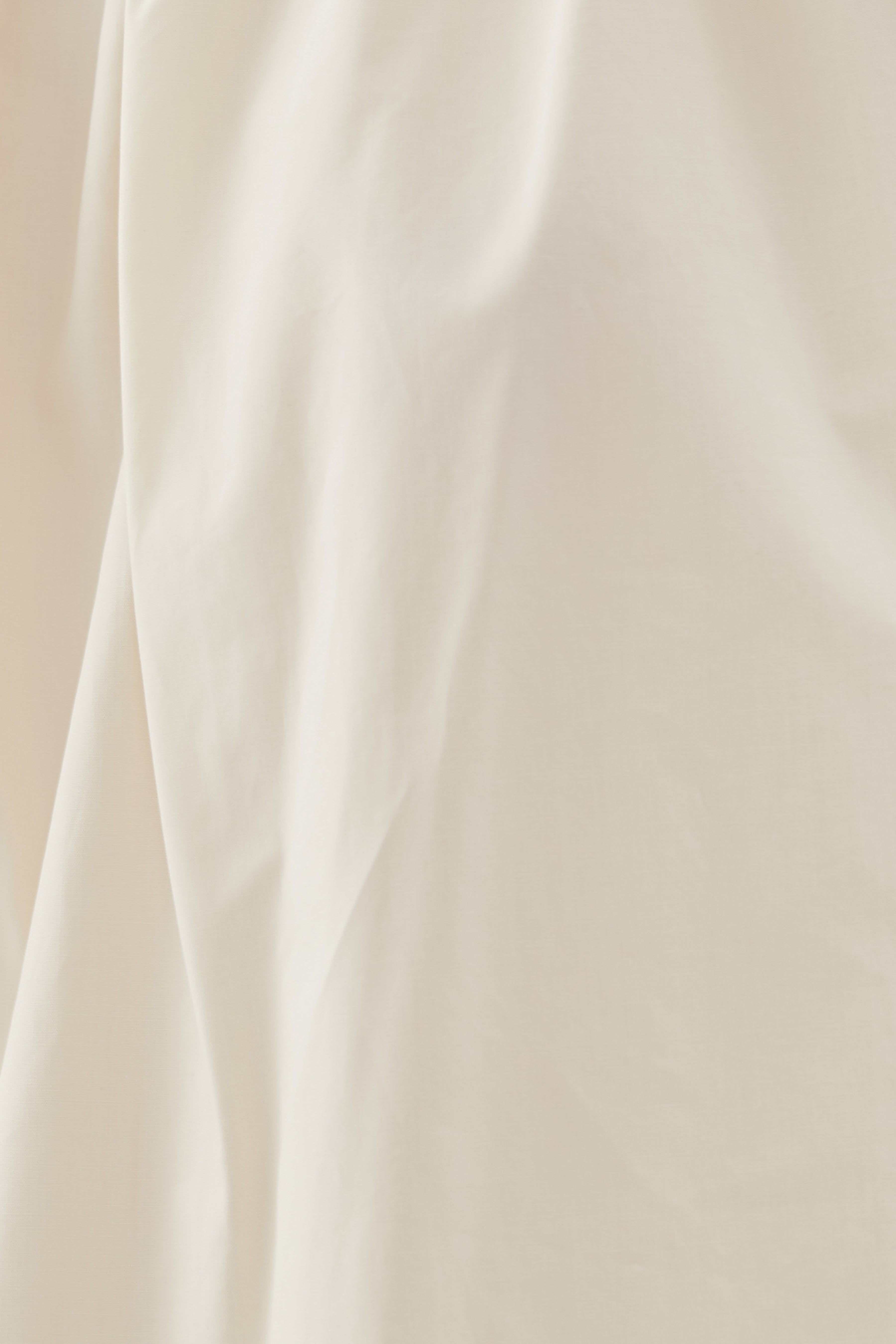 Cotton Gathered Top in Cream