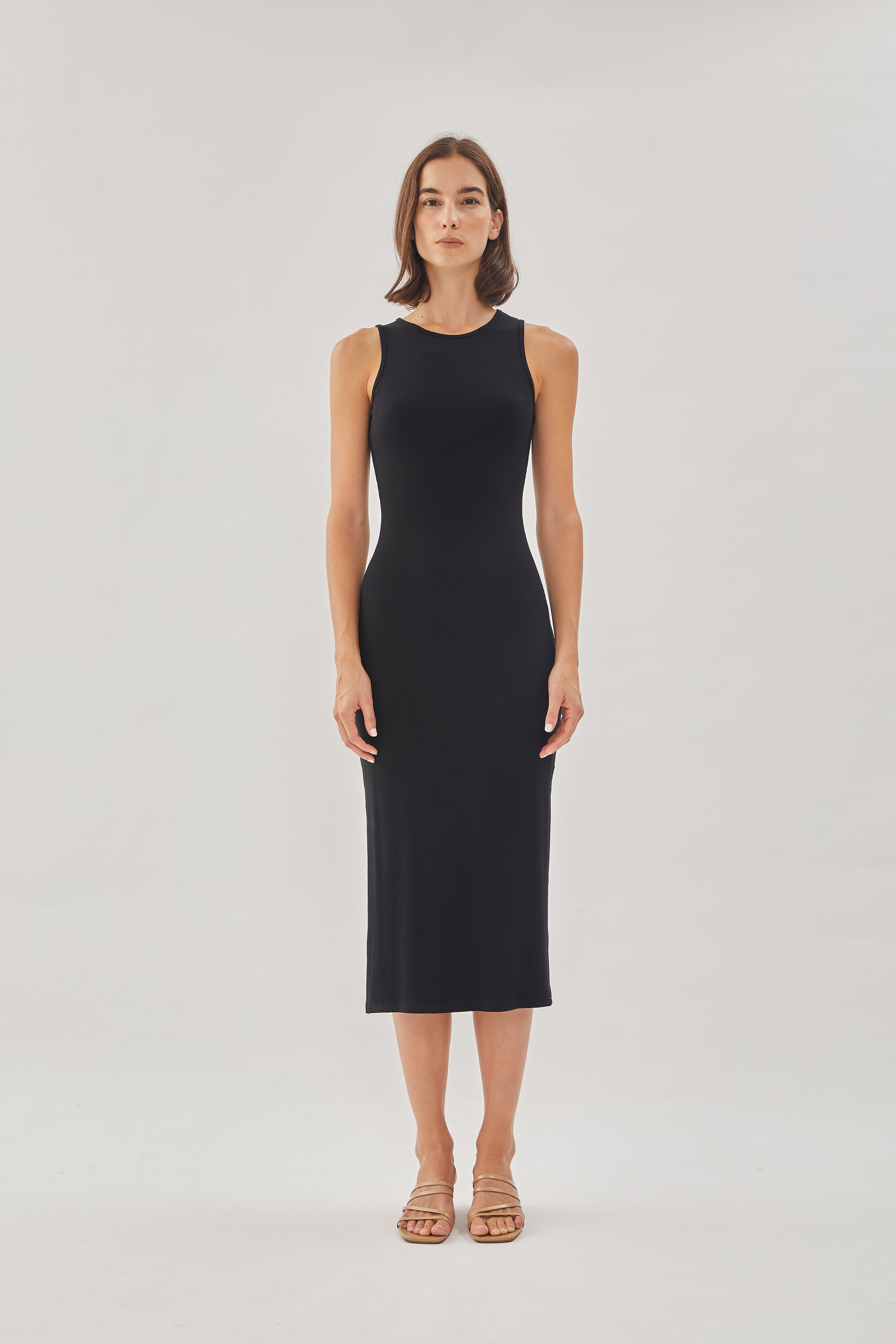 Knitted Dress in Black