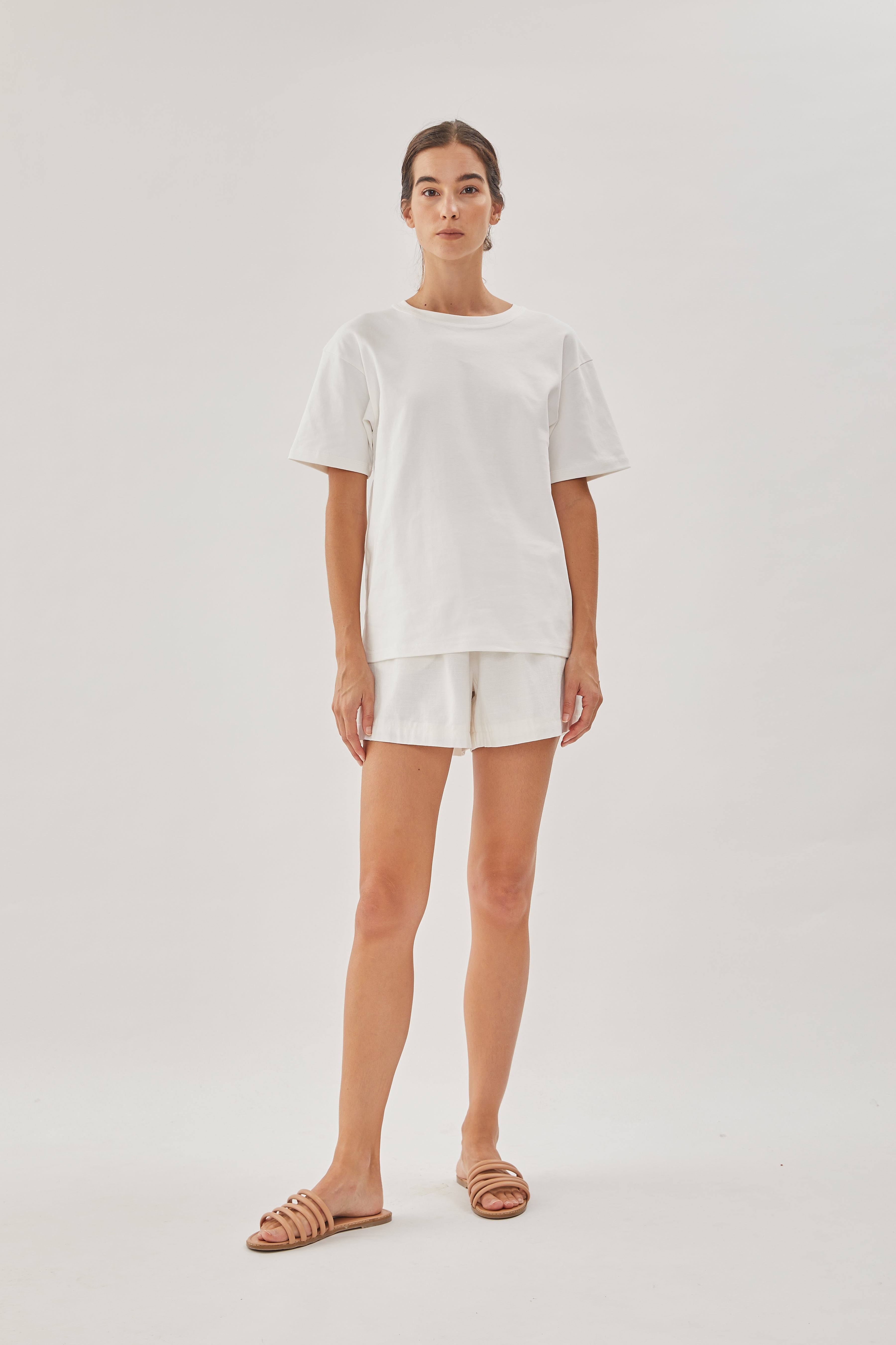 STUDIOS Cotton Tee in White